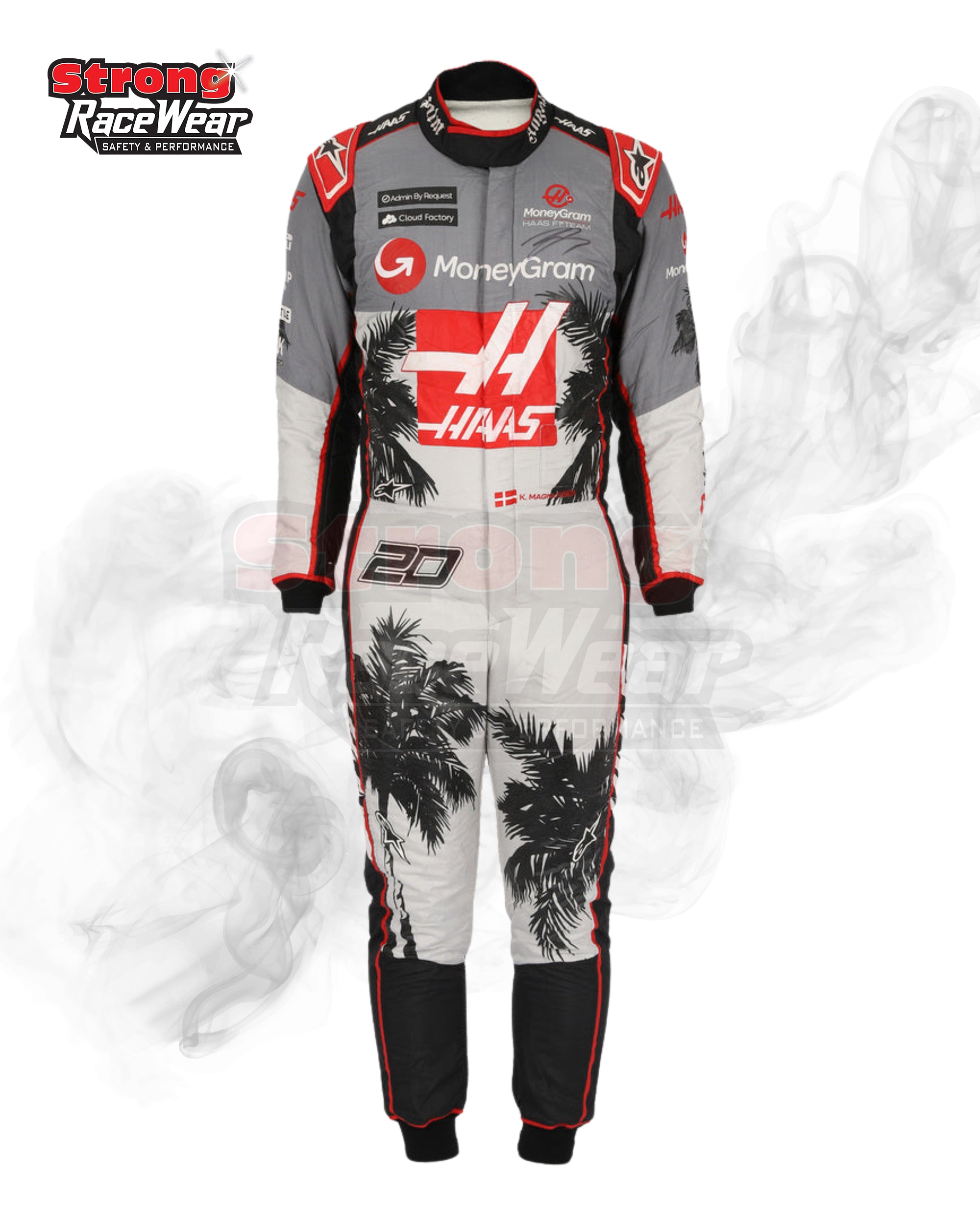 Kevin Magnussen 2023 Hass F1 Race Weekend Worn Race Suit