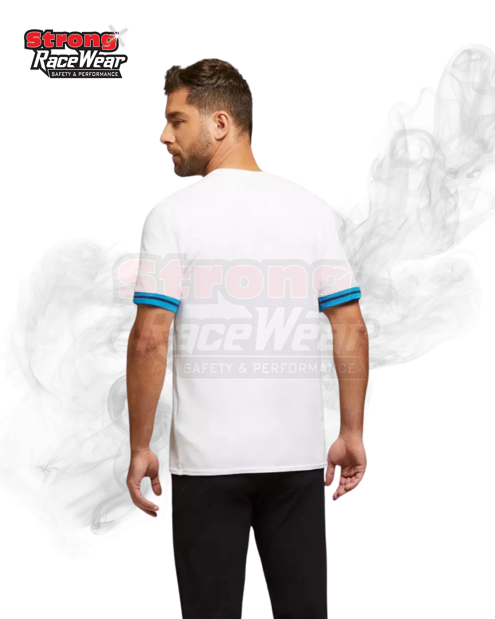 Logan Sargeant 2023 Men Off Track Presentation T-Shirt White Strong Racewear