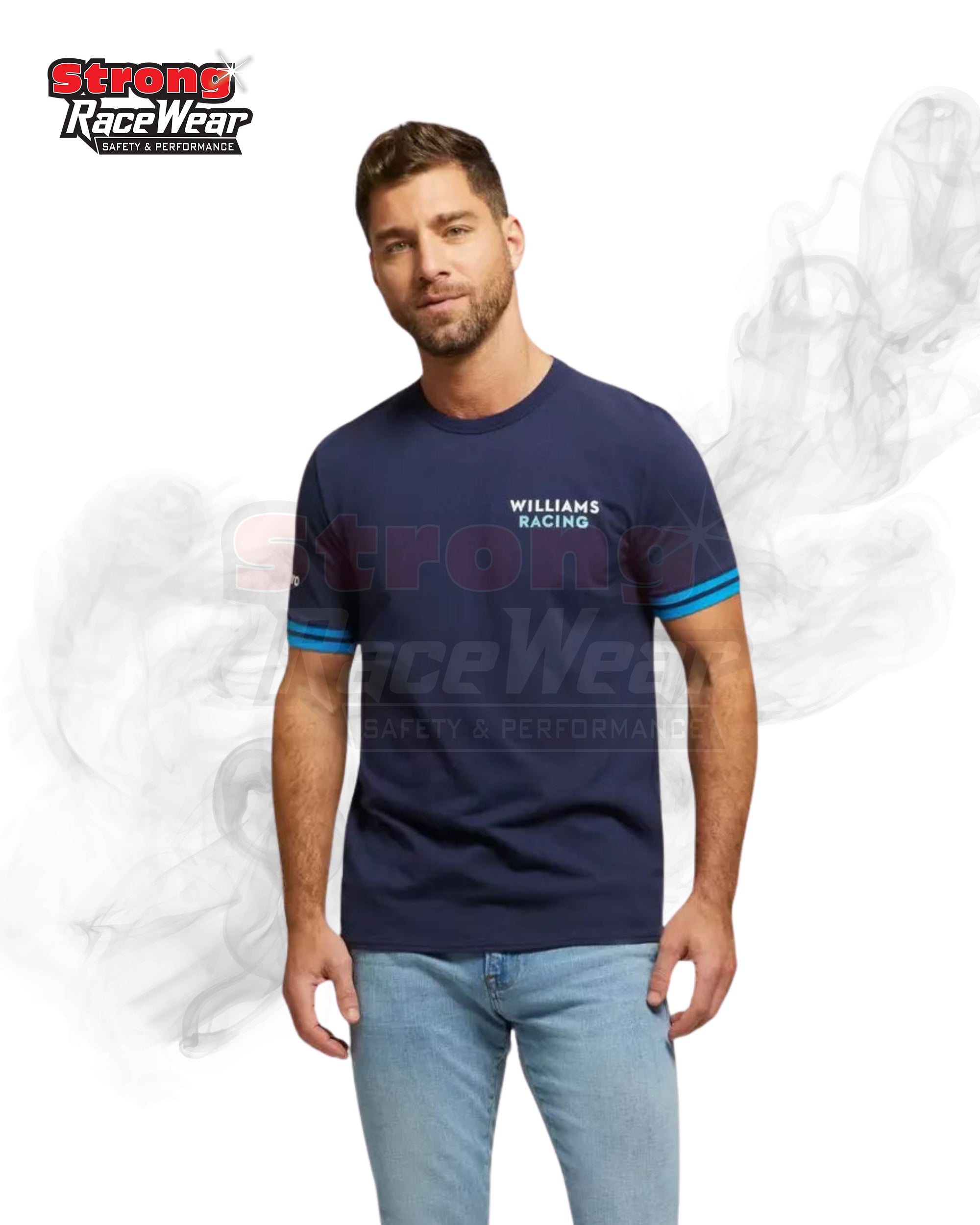 Logan Sargeant 2023 Men Off Track Presentation T-Shirt Strong Racewear