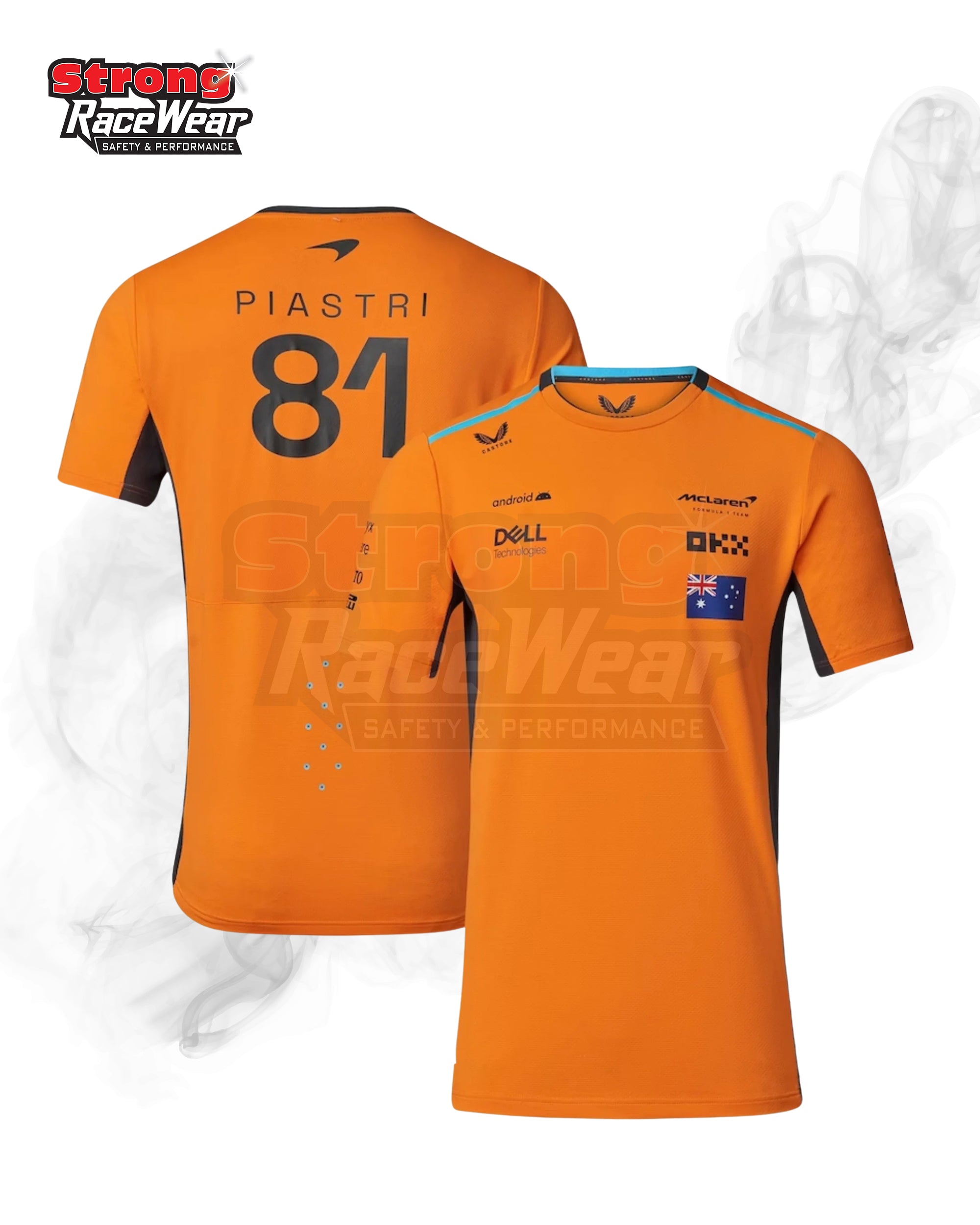 McLaren 2023 Team Oscar Piastri T-Shirt Strong Racewear