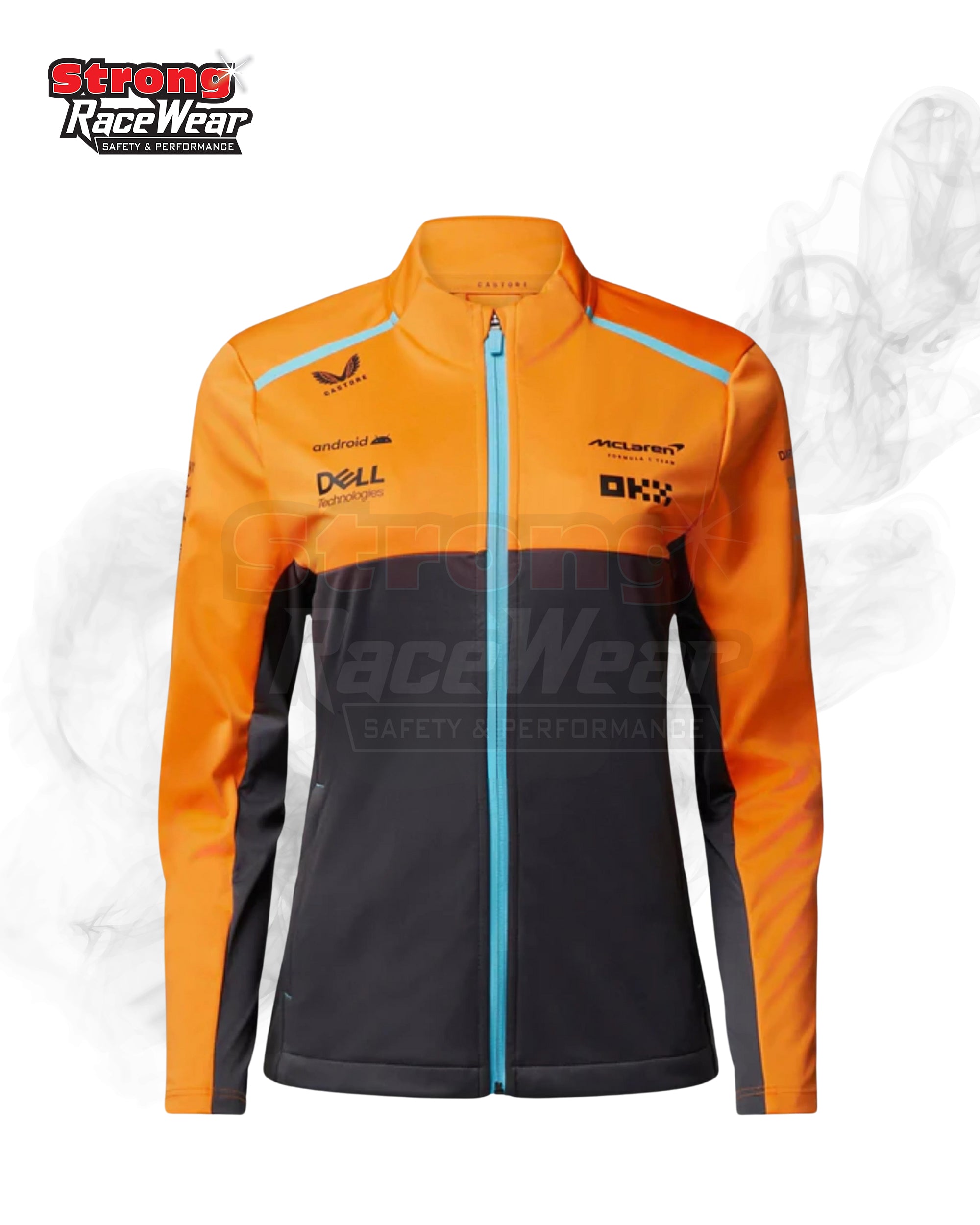 McLaren F1 Women's 2023 Team Softshell Jacket Phantom Strong Racewear