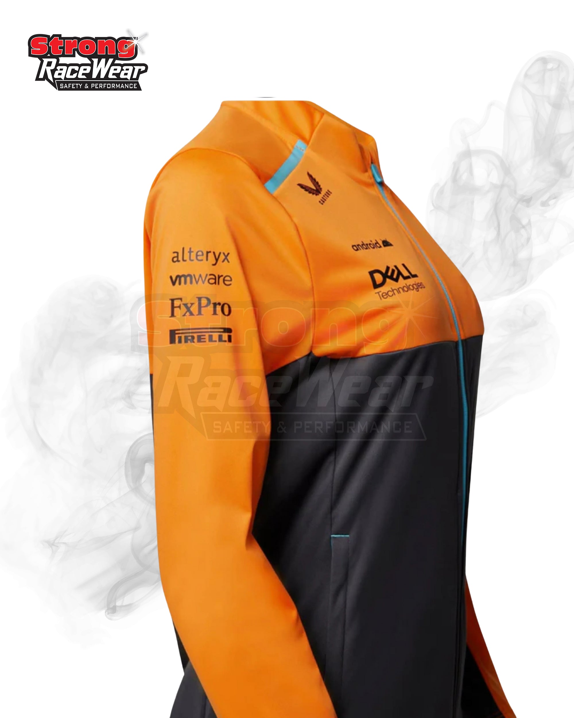 McLaren F1 Women's 2023 Team Softshell Jacket Phantom Strong Racewear