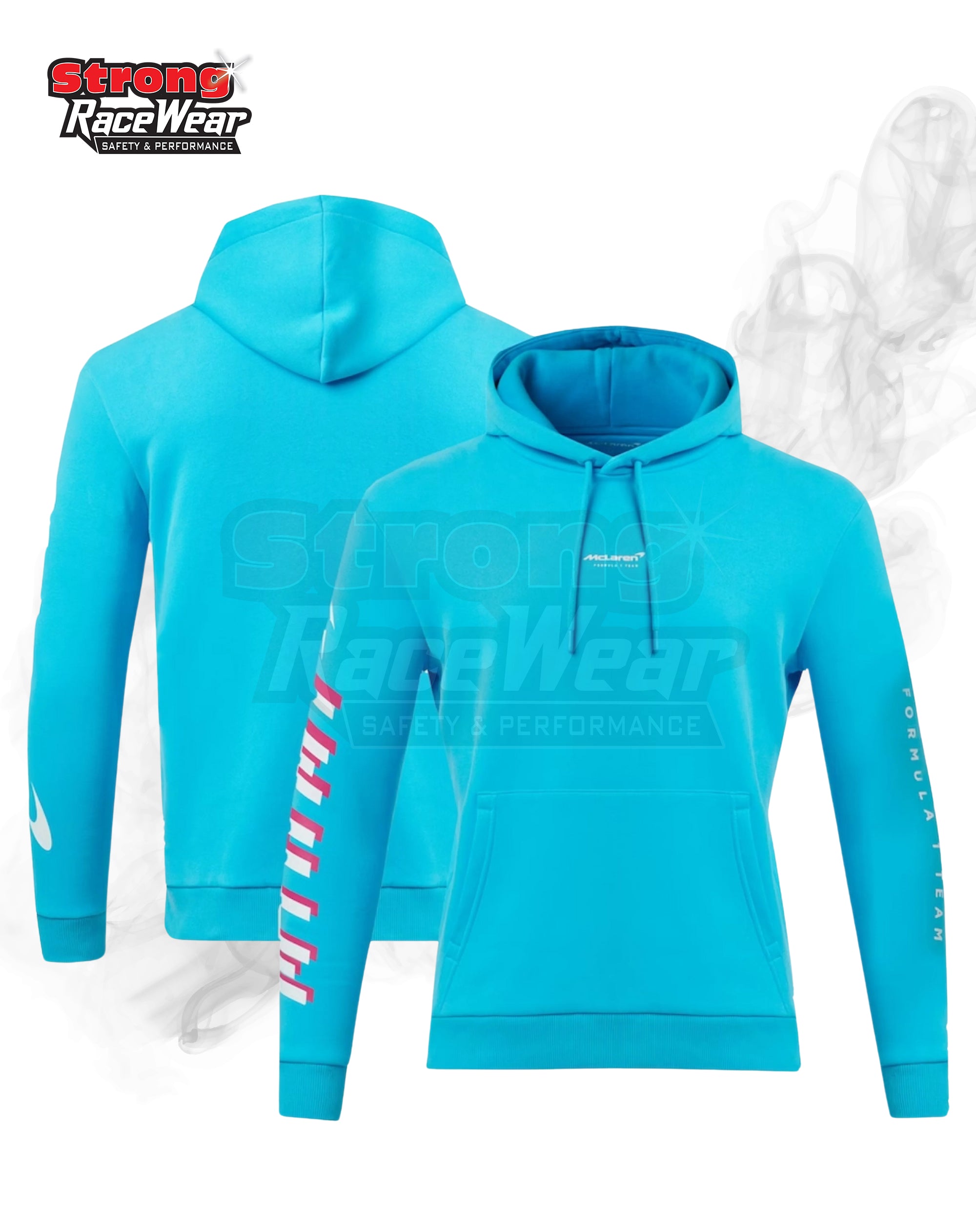 McLaren Miami Neon Logo Hoodies Strong Racewear