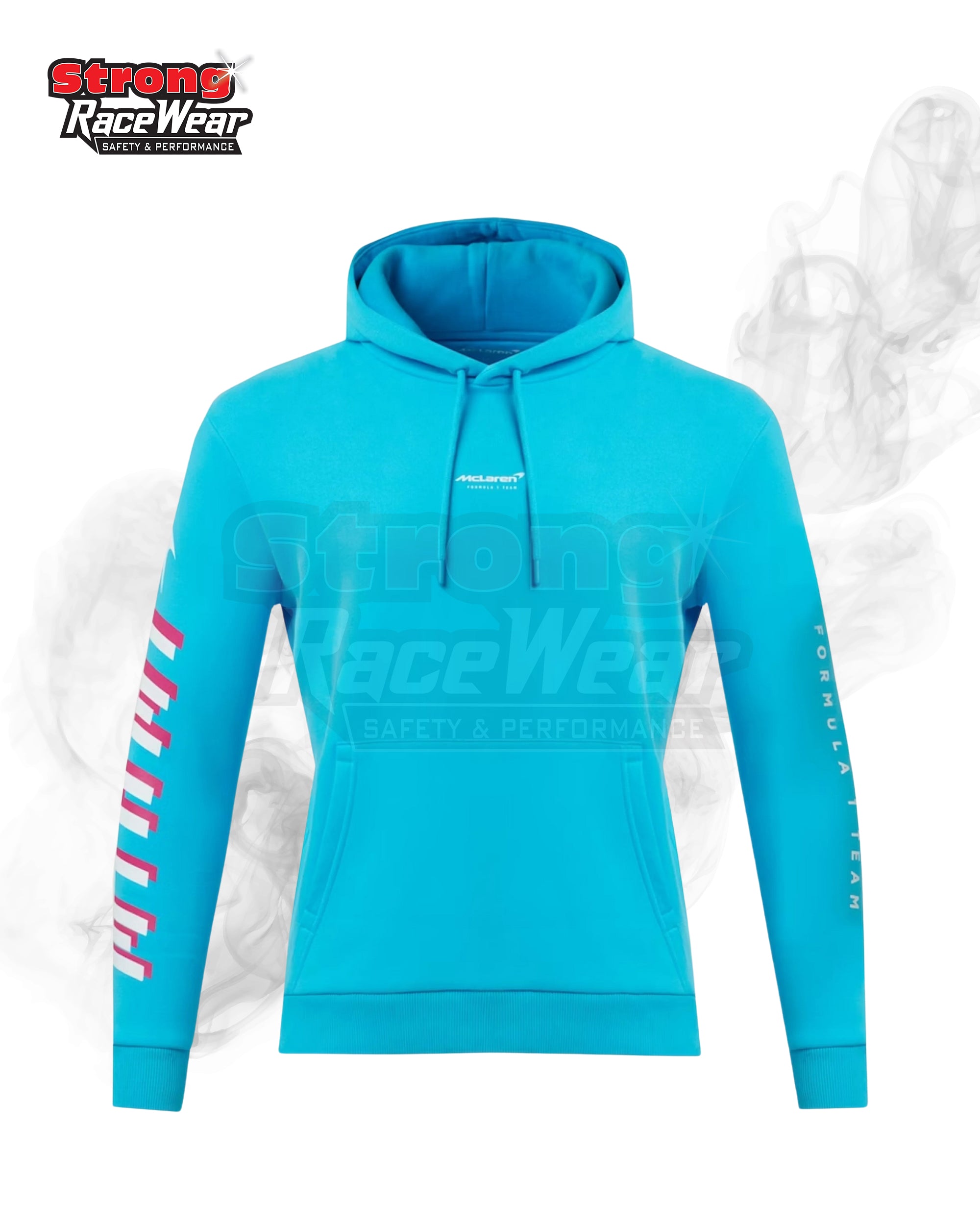 McLaren Miami Neon Logo Hoodies Strong Racewear