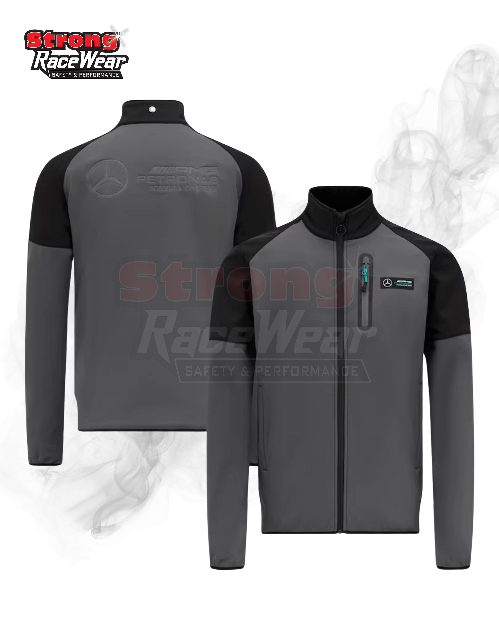 Mercedes AMG Petronas F1 Bomber Jacket Strong Racewear