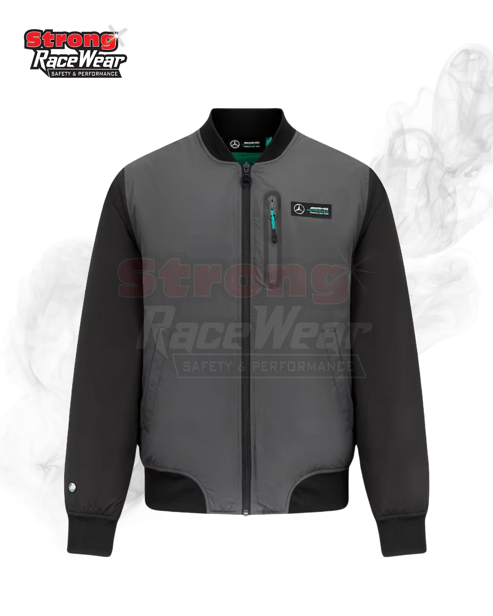 Mercedes AMG Petronas F1 Bomber Jacket Strong Racewear