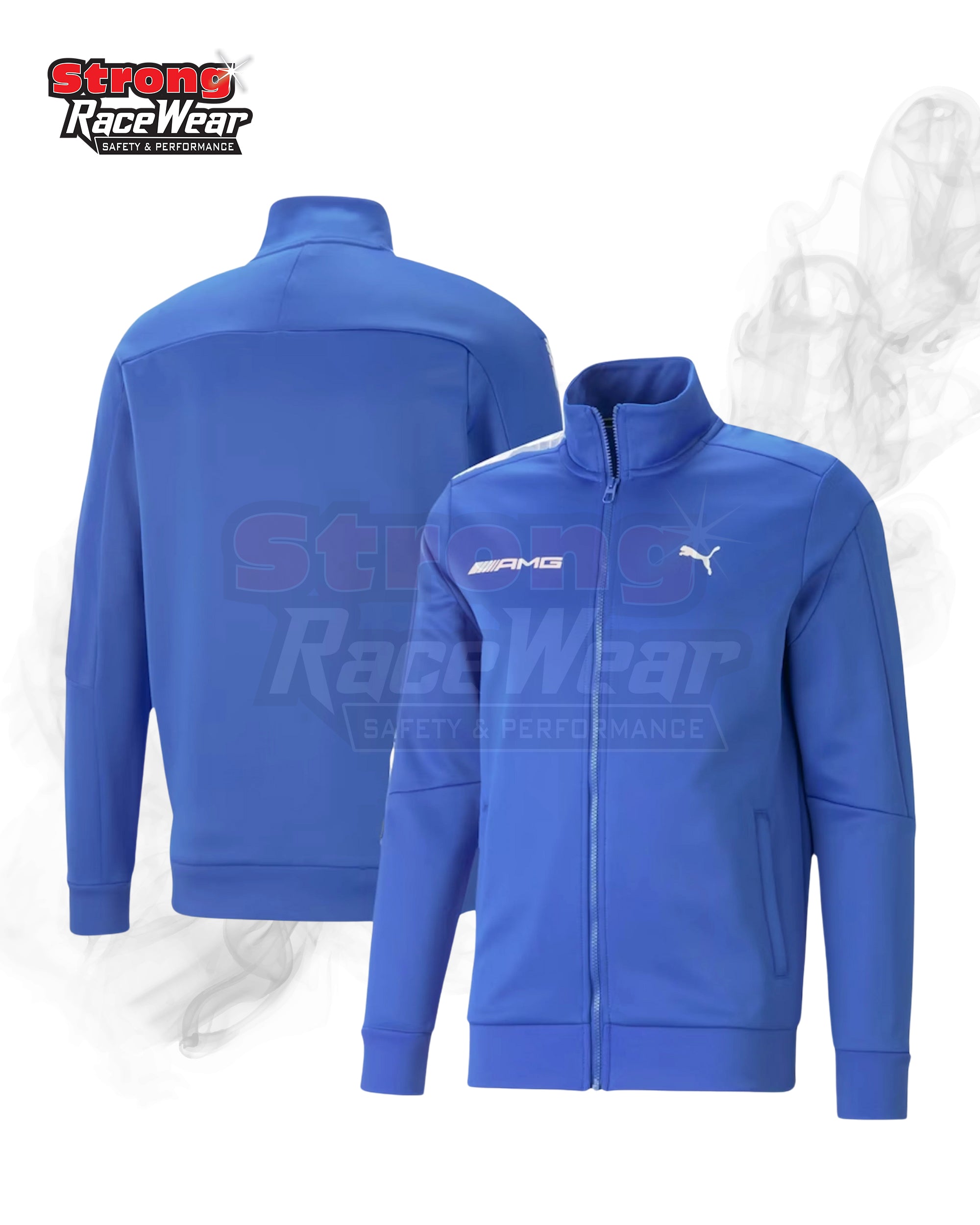 Mercedes AMG Petronas F1 MT7 Track Jacket By Puma Strong Racewear