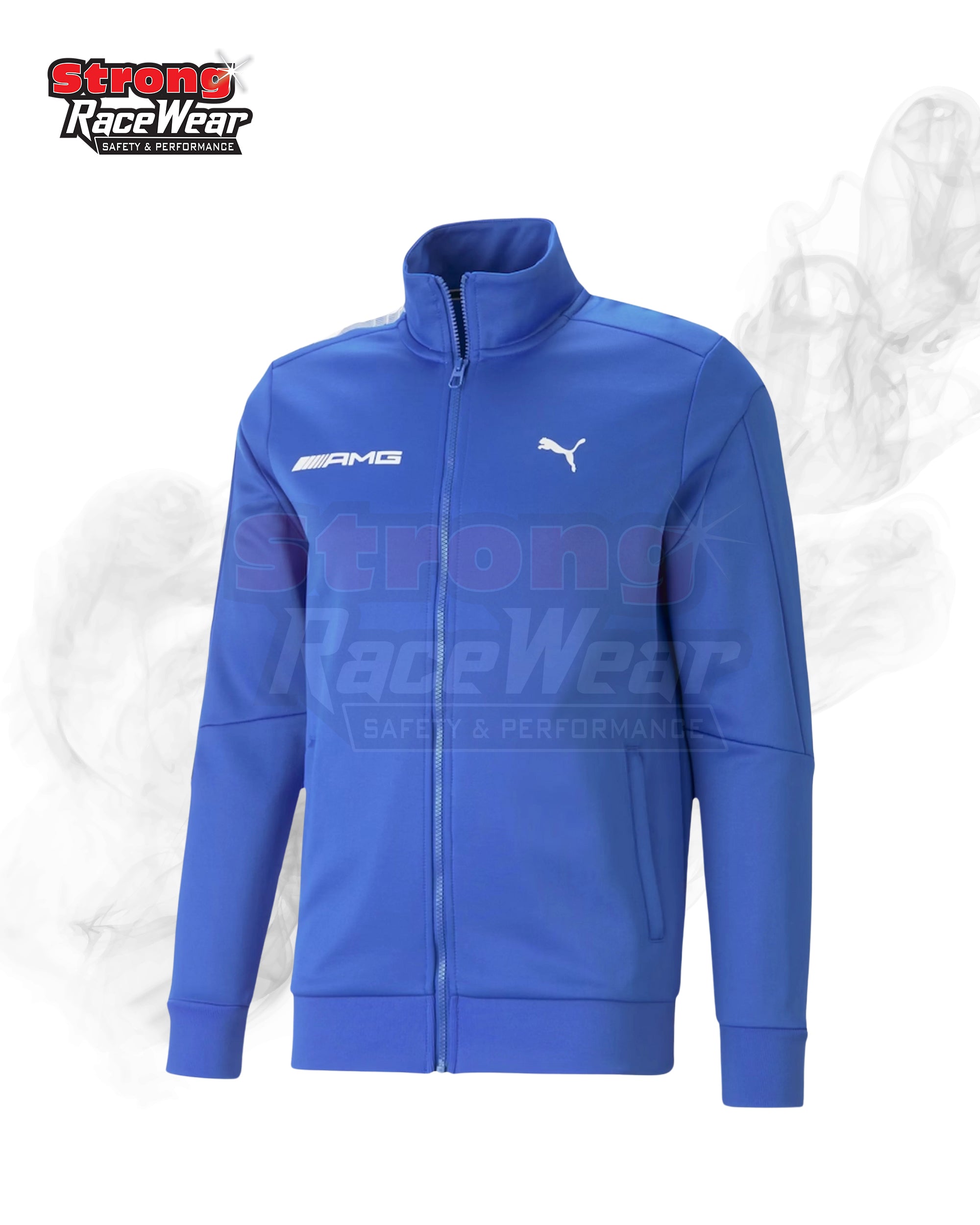 Mercedes AMG Petronas F1 MT7 Track Jacket By Puma Strong Racewear