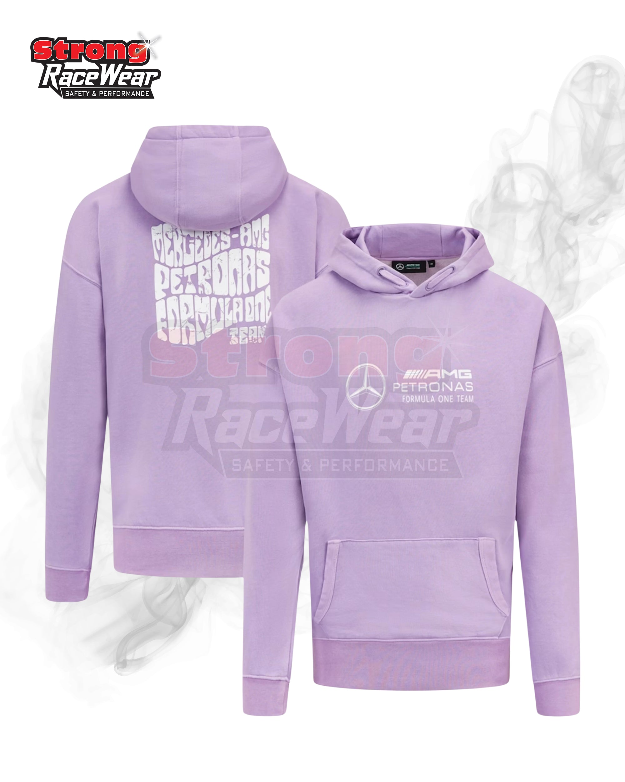 Mercedes AMG Petronas F1 Retro Hoodies Strong Racewear
