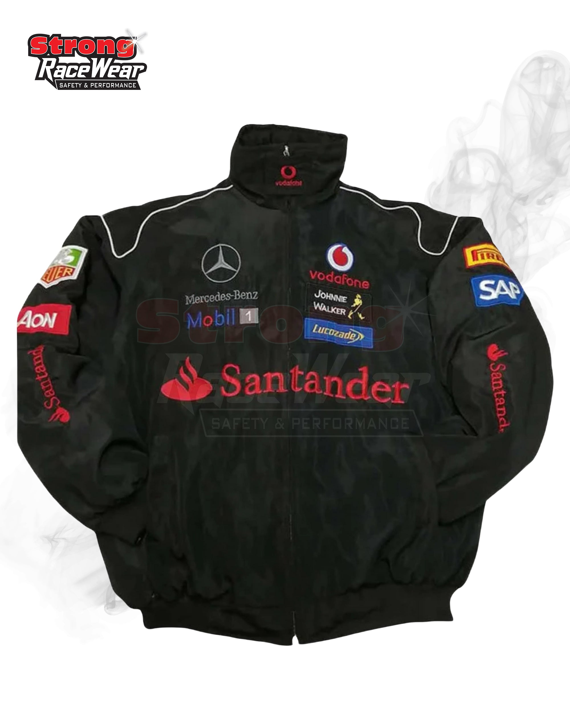 Mercedes Jacket F1 Racing Sublimation Printed Strong Racewear