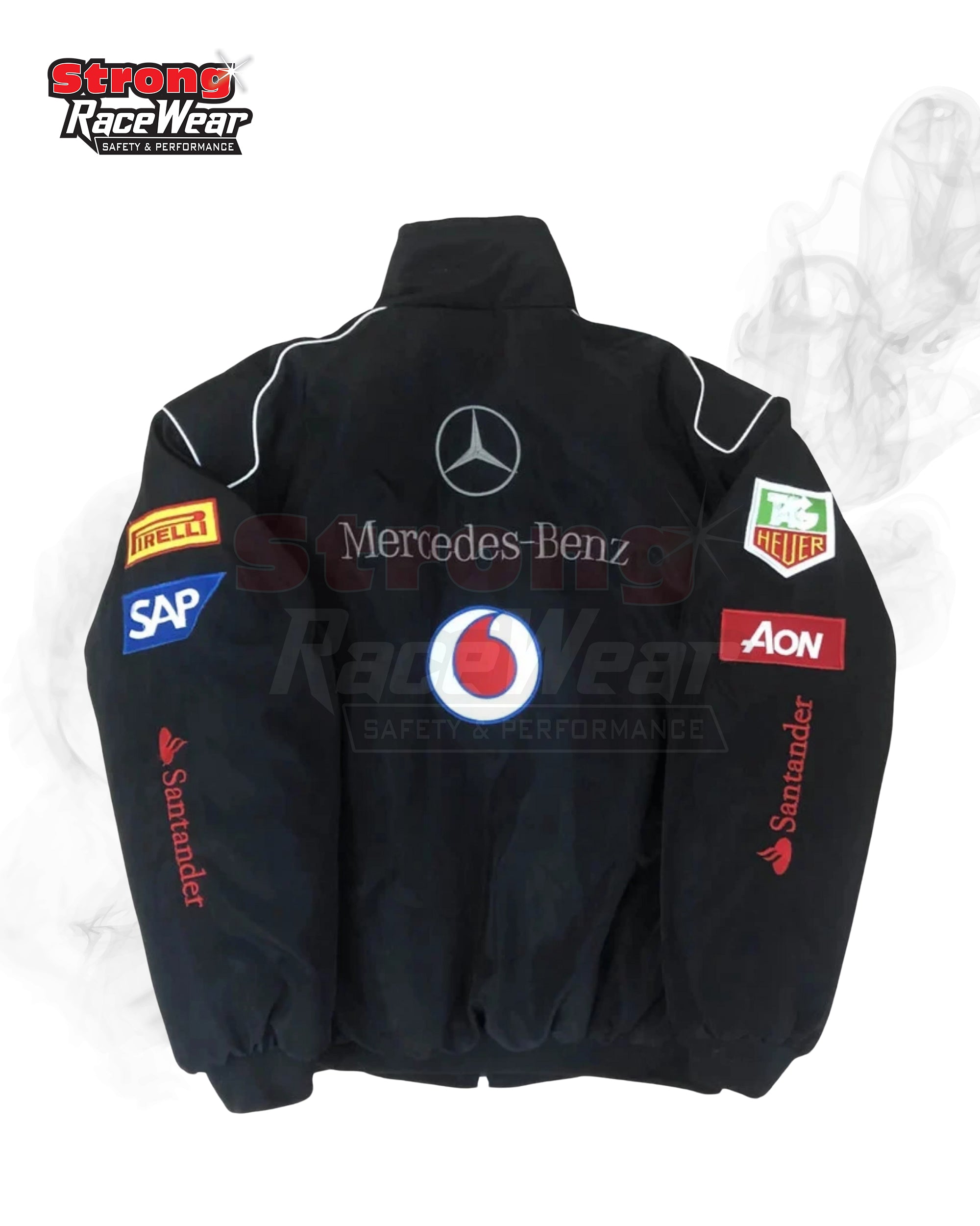Mercedes Jacket F1 Racing Sublimation Printed Strong Racewear