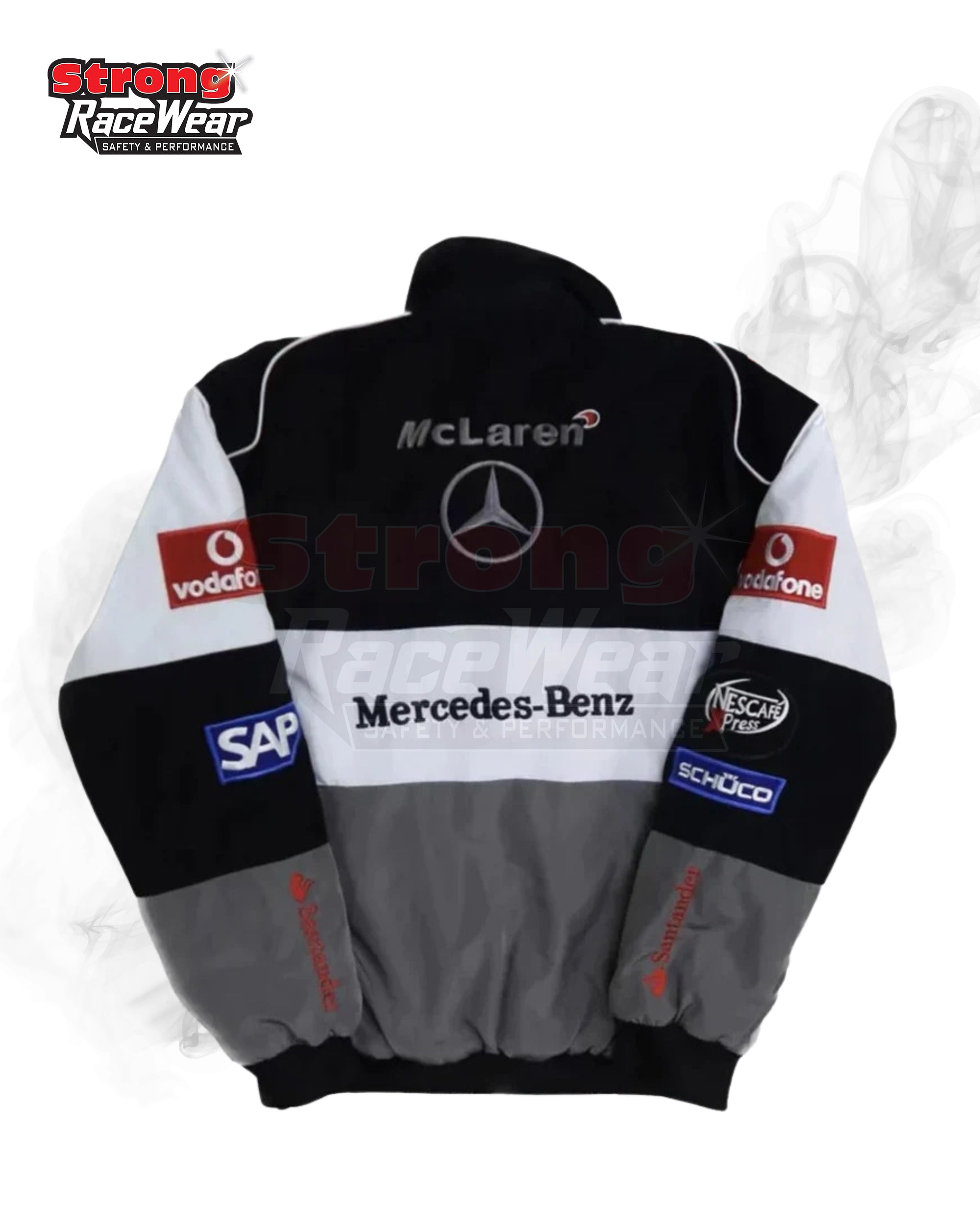 Mercedes Jacket F1 Racing Sublimation Printed Strong Racewear