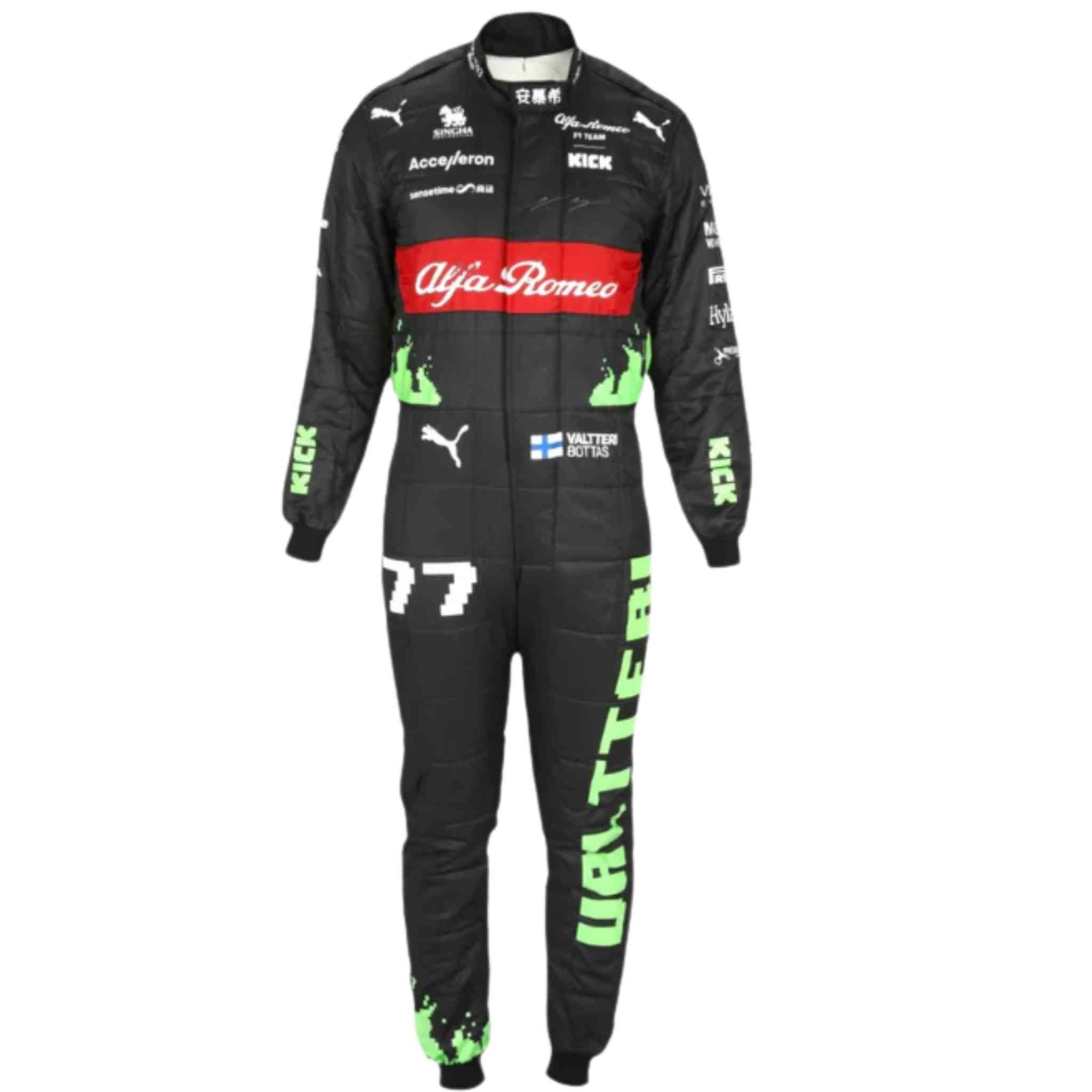 2023 Valtteri Bottas Alfa Romeo F1 Team Stake Race Suit Belgian GP