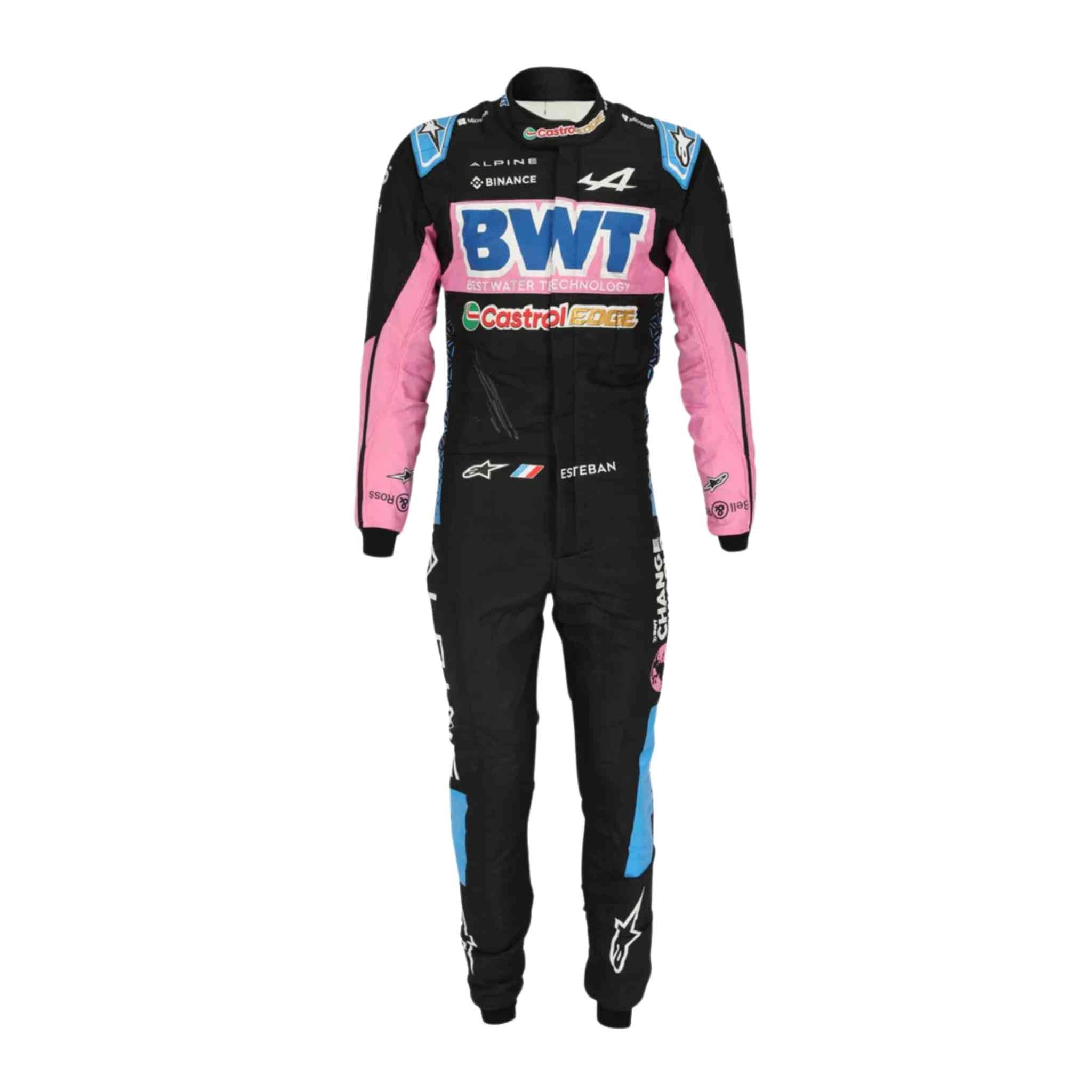 New 2022 Esteban Ocon BWT Team Alpine Racing Suit F1 Team
