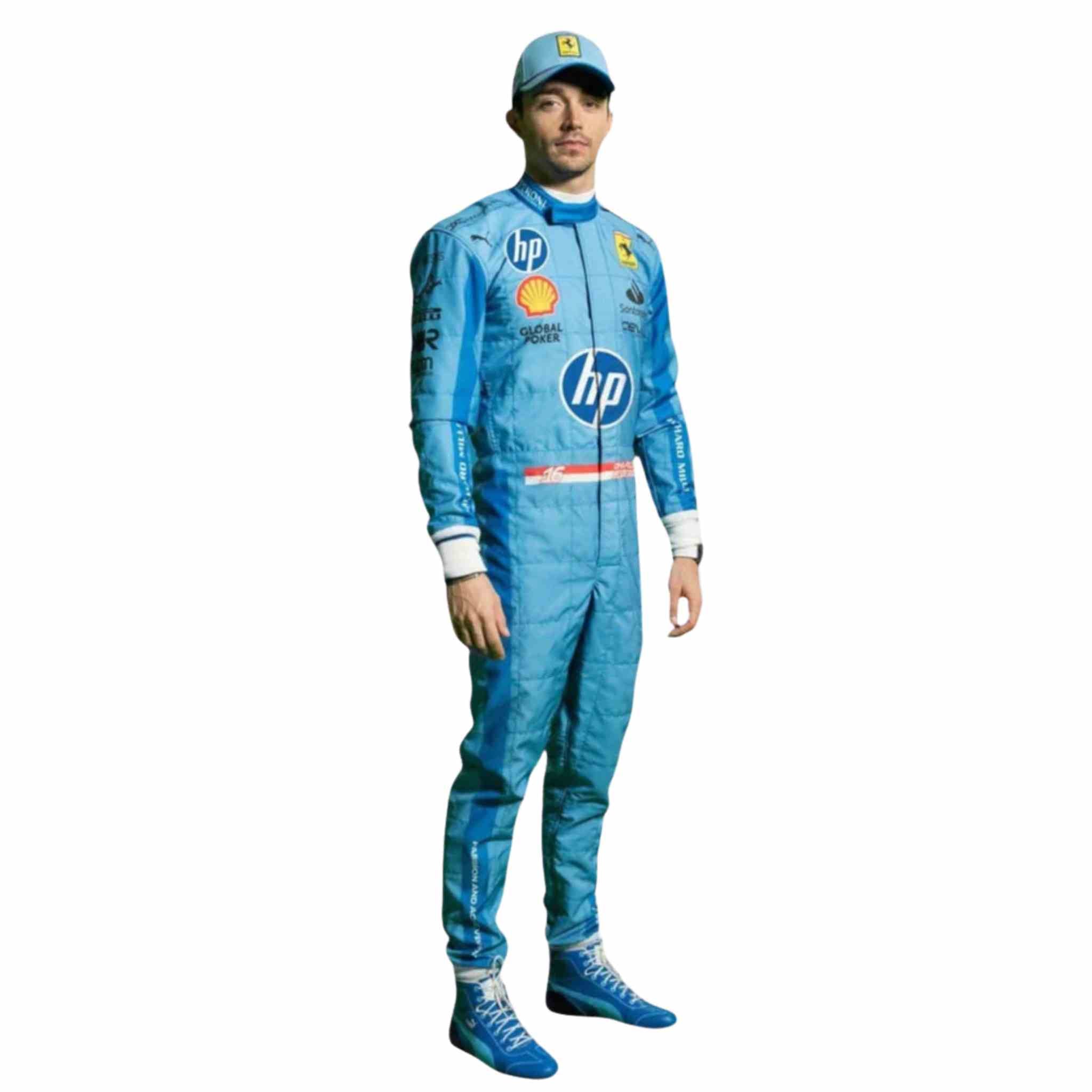 2024 Charles Leclerc Scuderia Ferrari HP Miami Grand Prix F1 Race Suit
