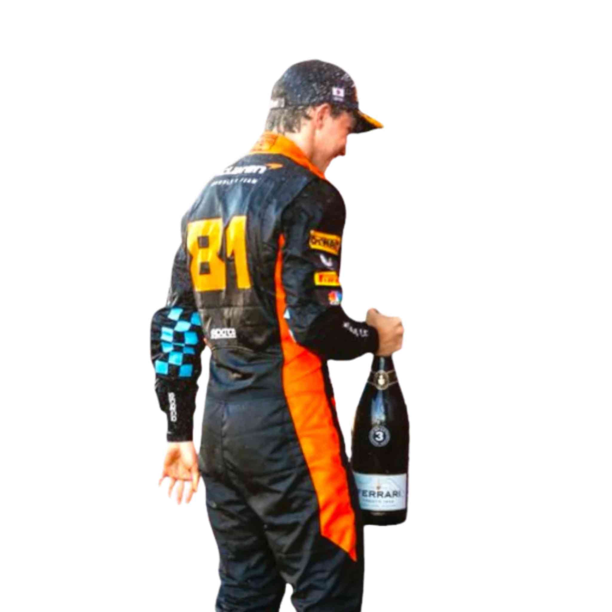Oscar Paistri Mclaren 2023 New Race Suit in Singapore GP