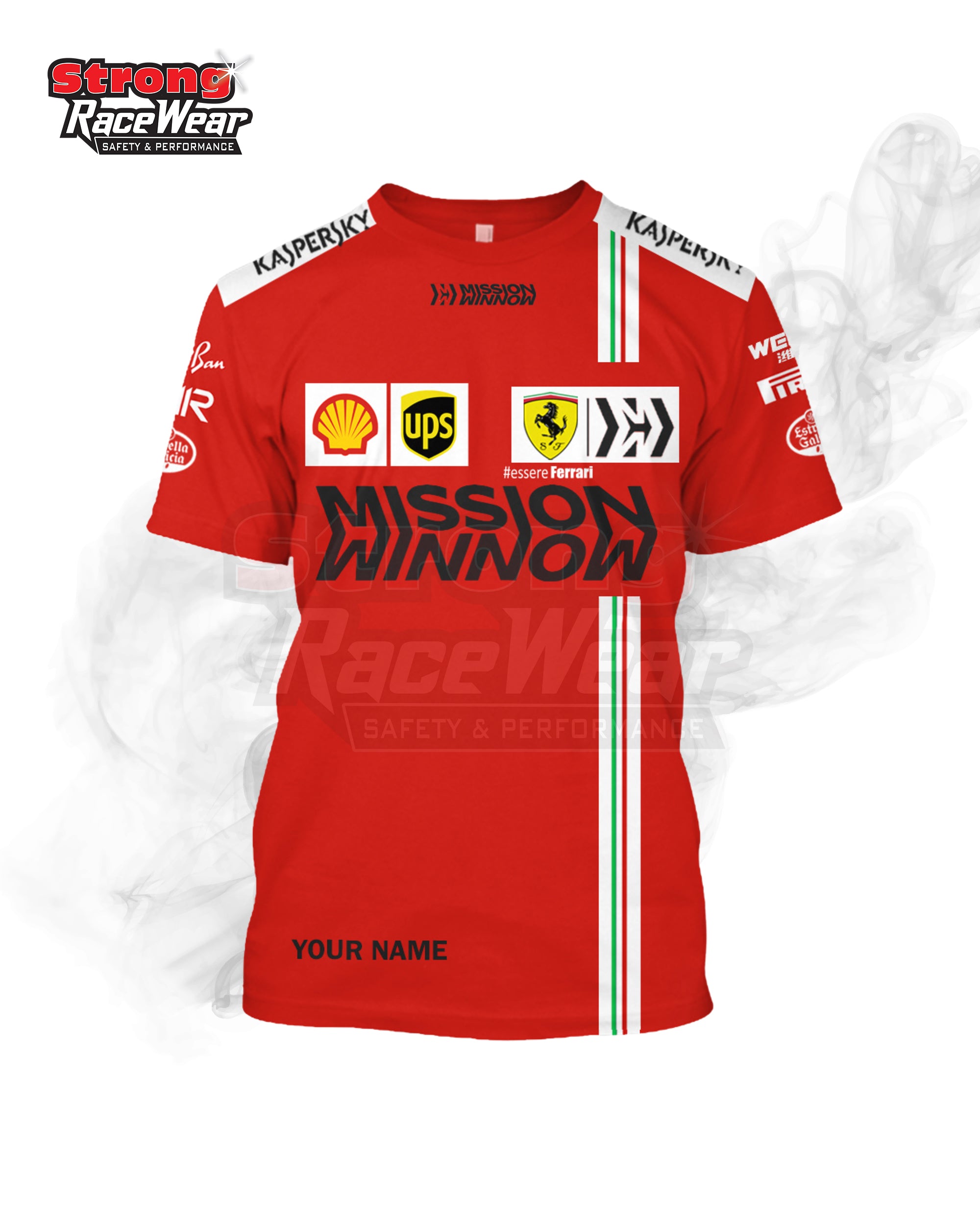 Personalized Limited Edition 3D Full Printing T-Shirt Strong Racewear
