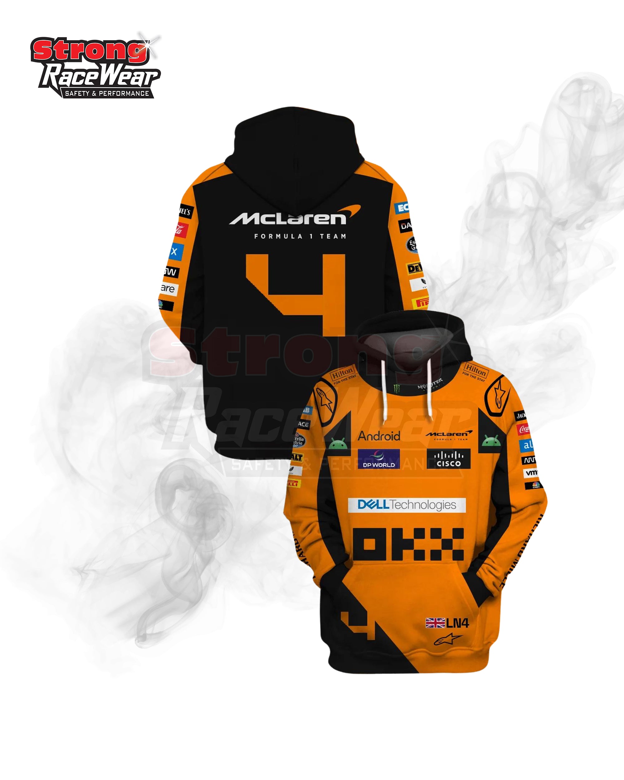 McLaren F1 Racing Hoodie 2024 Strong Racewear