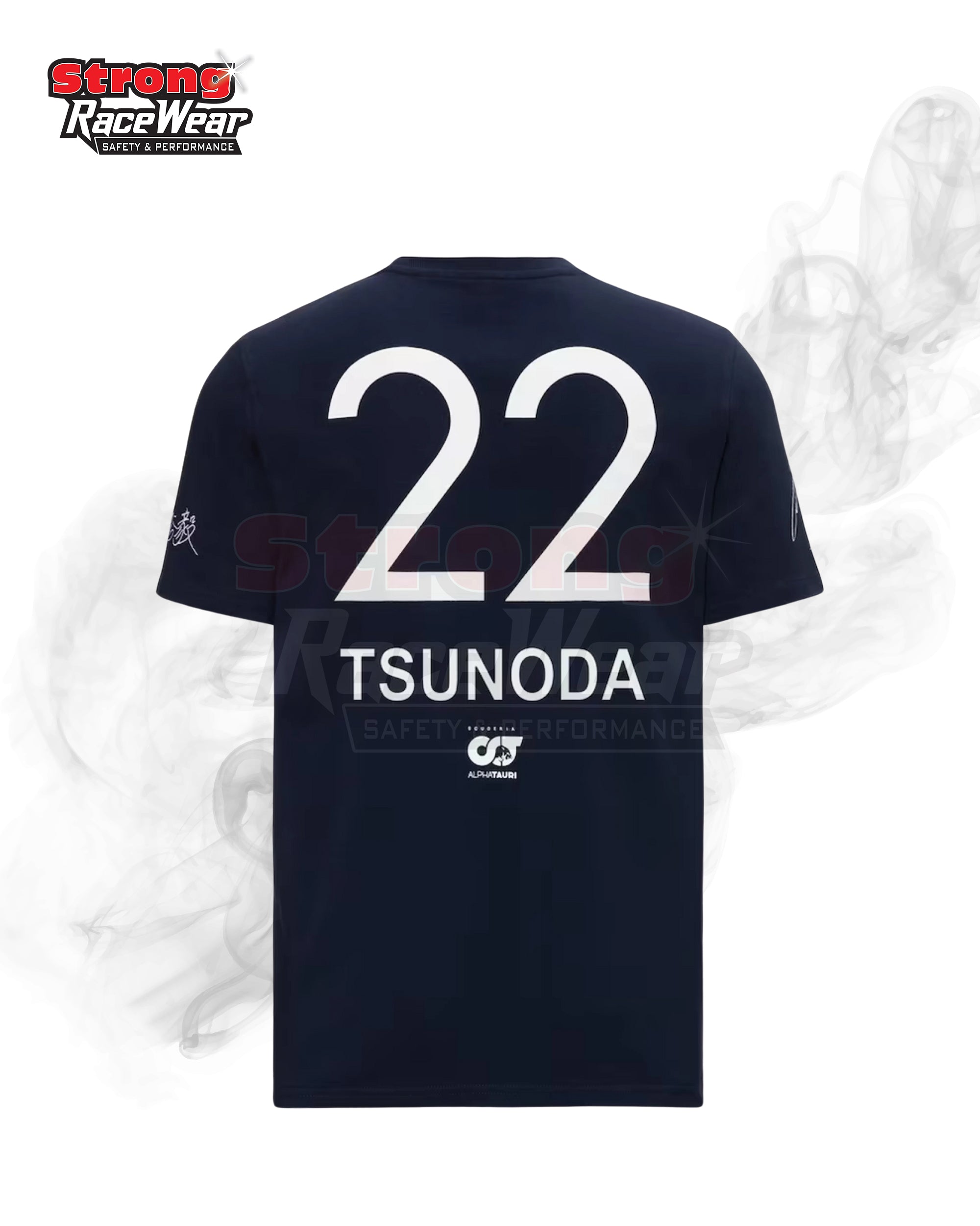 Scuderia AlphaTauri 2023 Team Yuki Tsunoda Driver T-Shirt Strong Racewear