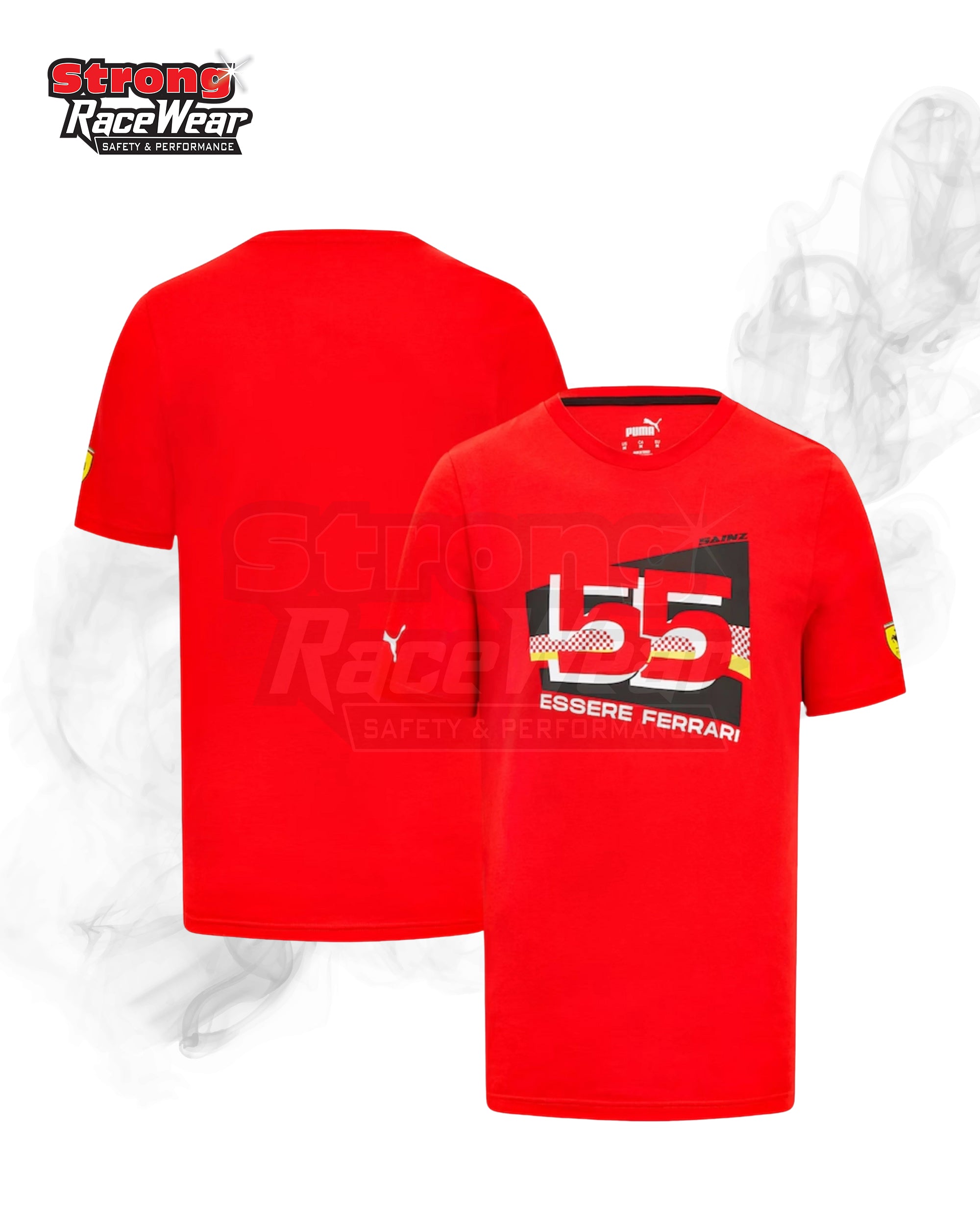 Scuderia Ferrari Puma Carlos Sainz Driver T-Shirt Strong Racewear