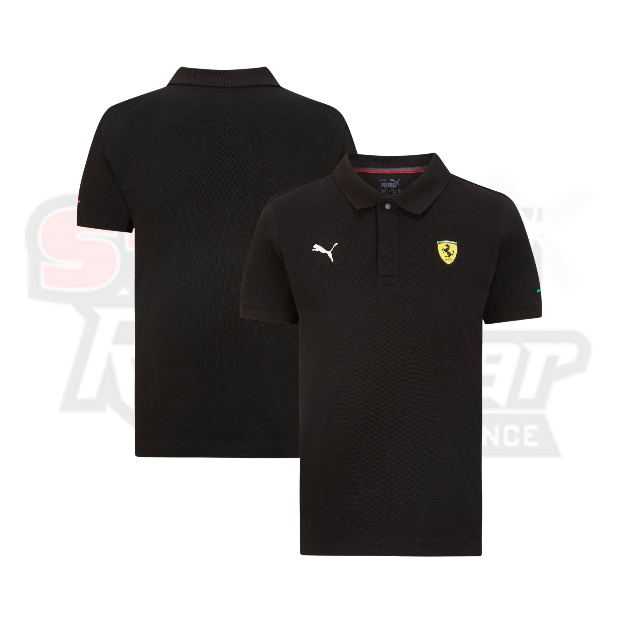 Scuderia Ferrari Puma Classic Polo - Black Strong Racewear