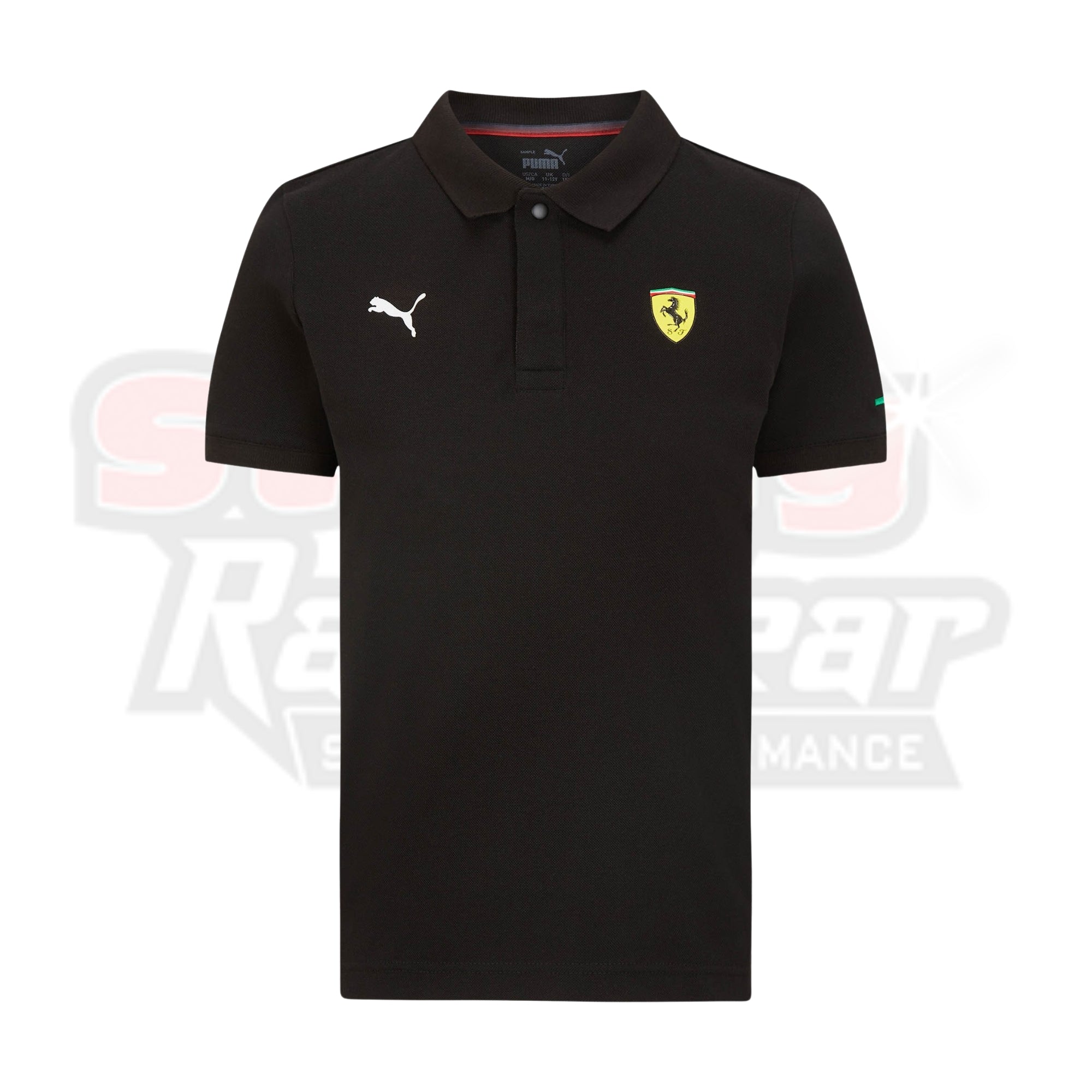 Scuderia Ferrari Puma Classic Polo - Black Strong Racewear