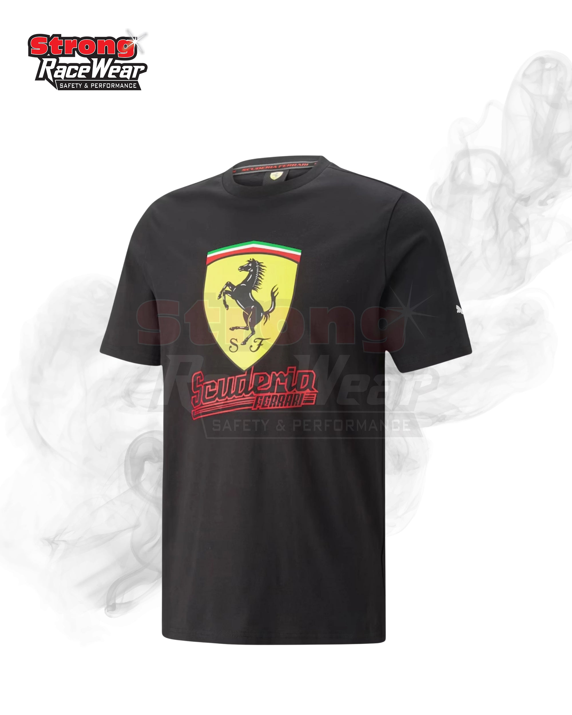 Scuderia Ferrari Race Big Shield T-Shirt Heritage By Puma Strong Racewear