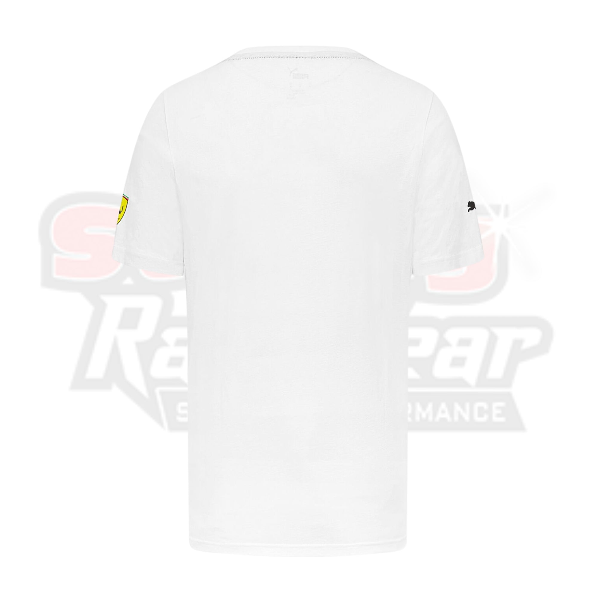 Scuderia Ferrari Race Big Shield T-Shirt Heritage by Puma - White Strong Racewear
