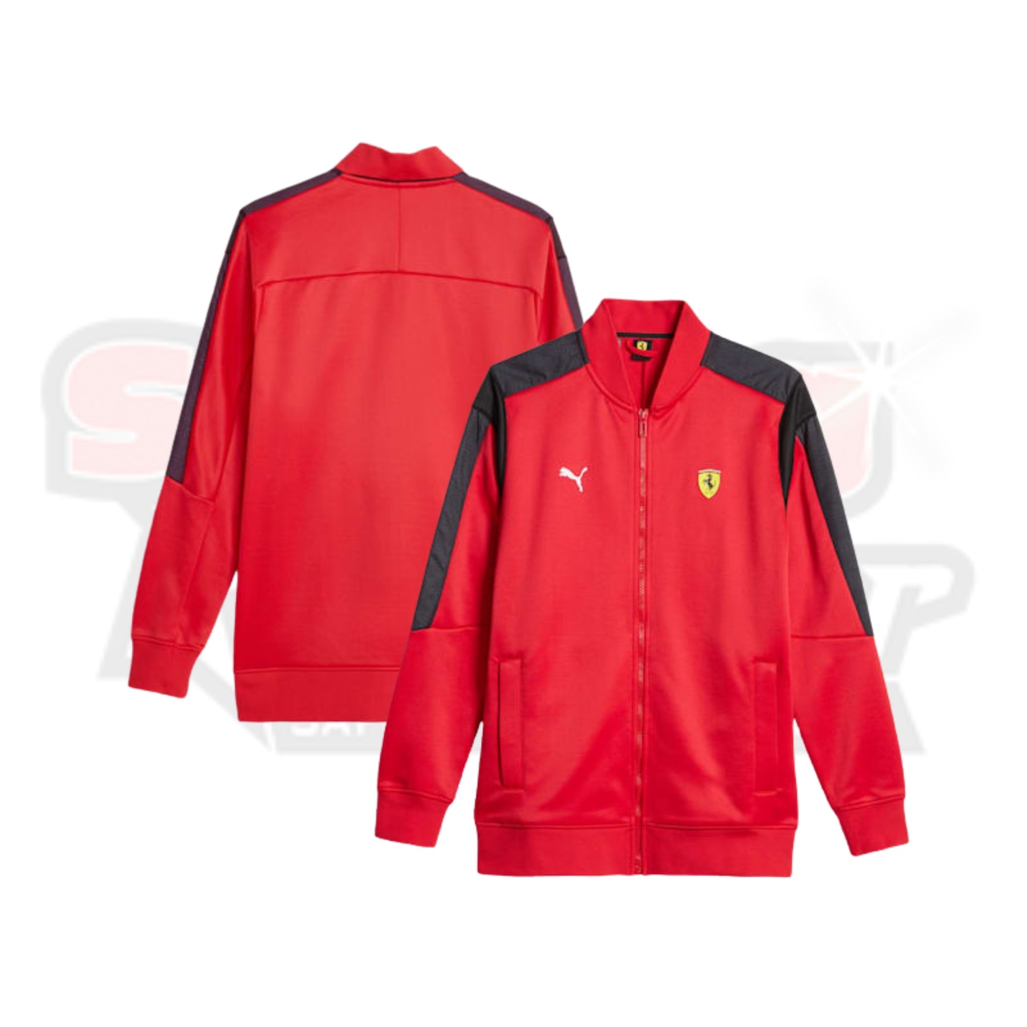 Scuderia Ferrari Race MT7 Mens Track Jacket _ PUMA Strong Racewear