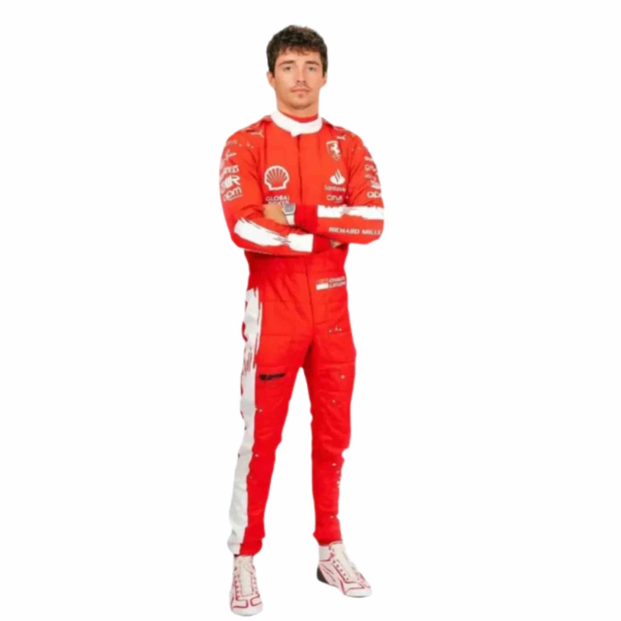 Scuderia Ferrari Race Suit Charles Leclerc Carlos Sainz Jr 2023 Las Vegas GP Special Edition