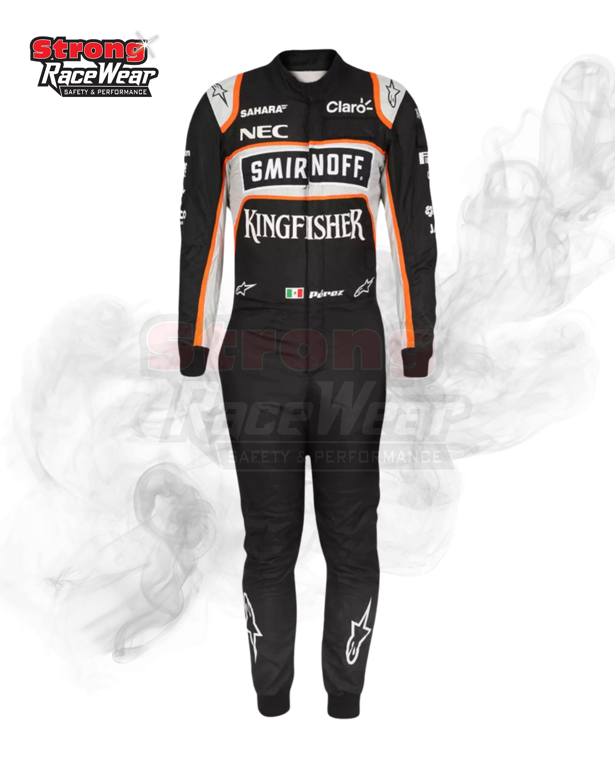 Sergio Perez 2016 Race Worn Race Suit Sahara Force India F1 Team