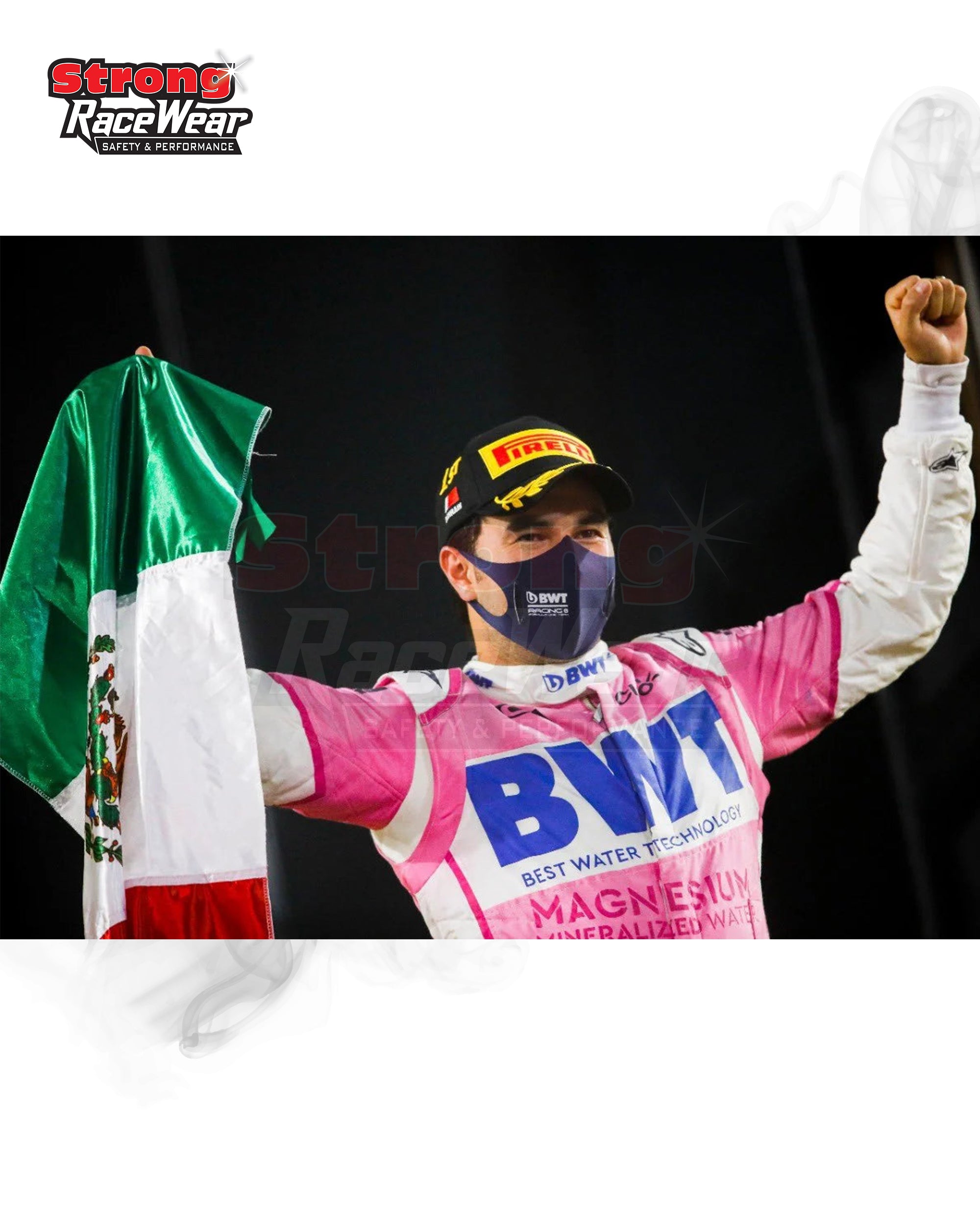 Sergio Perez 2020 BWT Racing Point F1 Team Race Suit