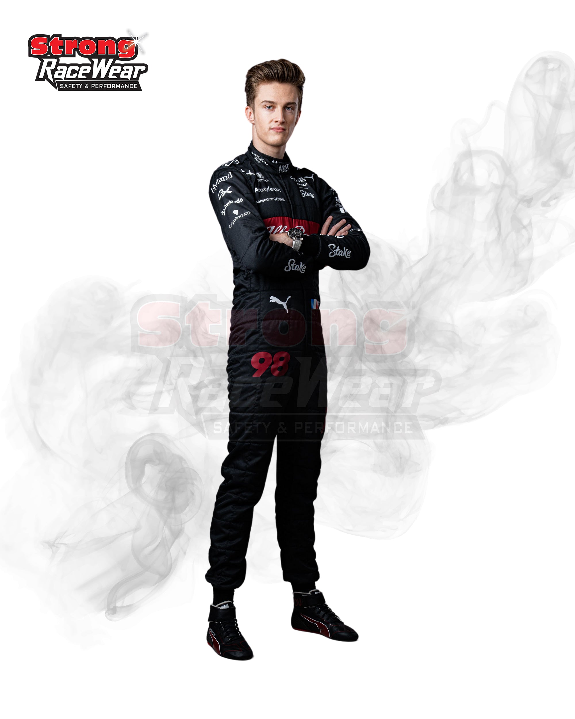 THEO POURCHAIR 2023 ALFA ROMEO F1 TEAM RACE SUIT