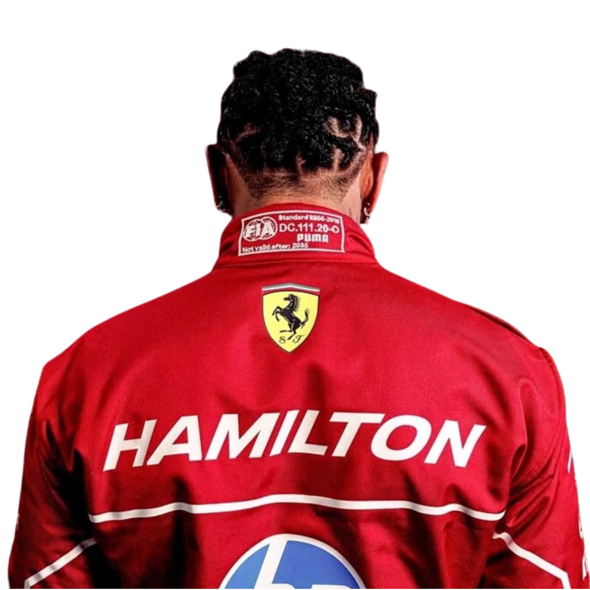 2025 Lewis Hamilton Ferrari F1 Race Suit Replica