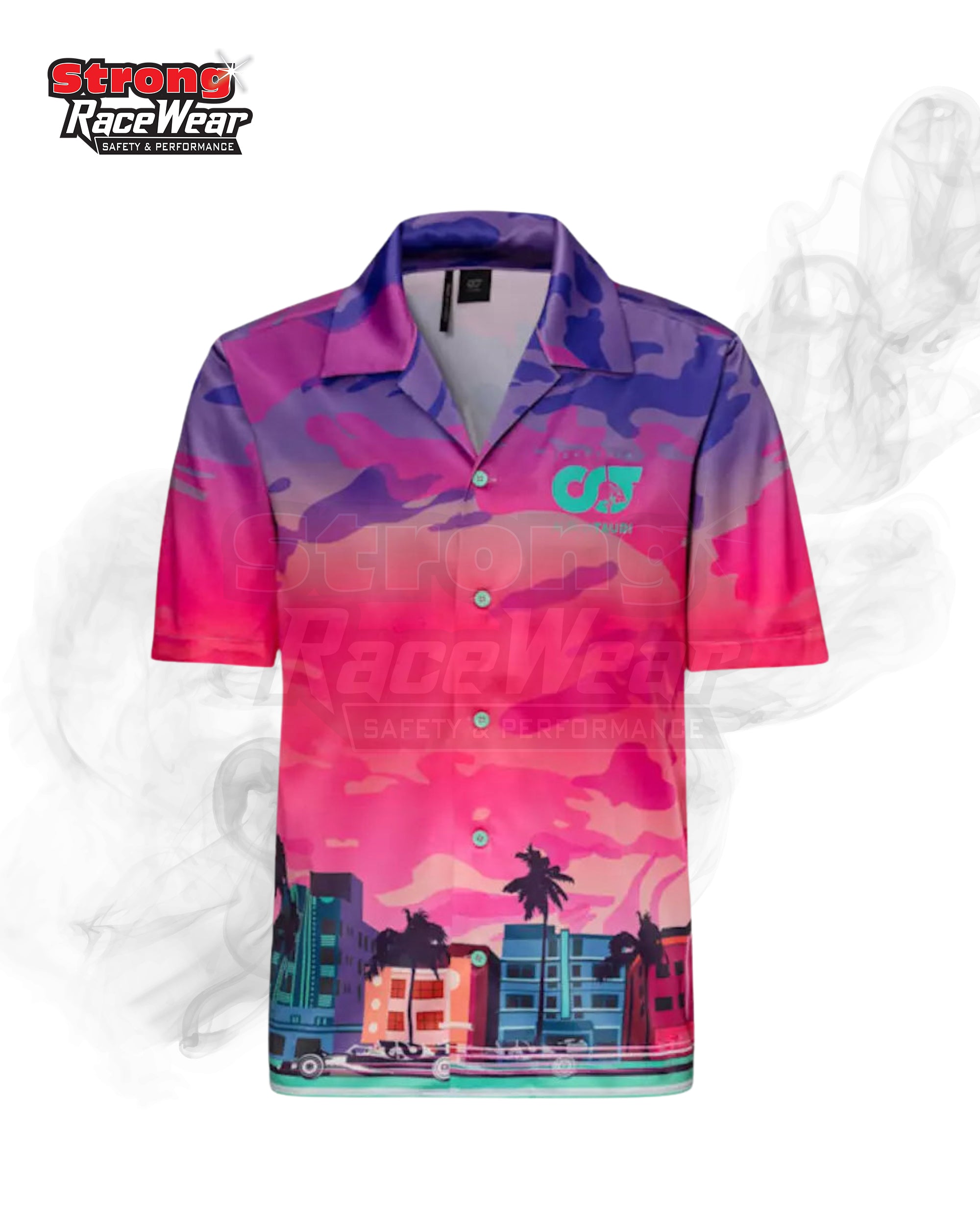 Yuki Tsunoda Men Miami GP Shirt Strong Racewear