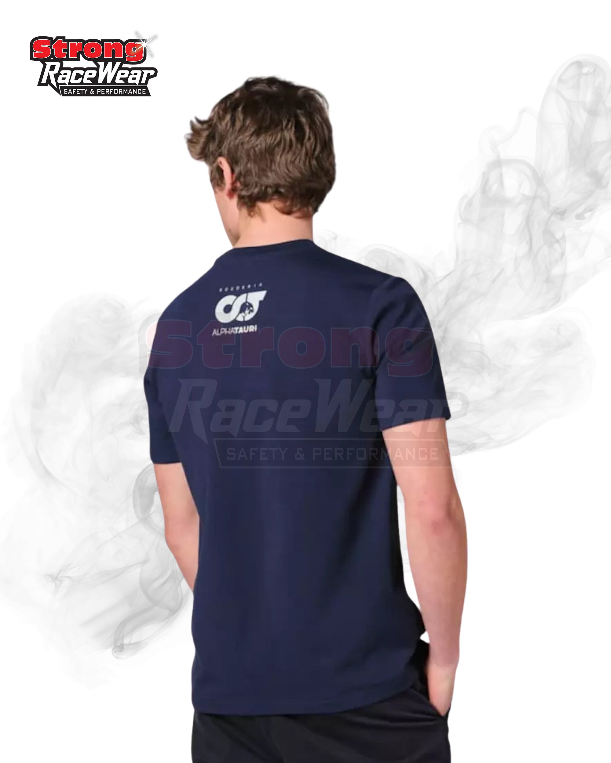 Yuki Tsunoda Men Team Line Race T-Shirt Strong Racewear
