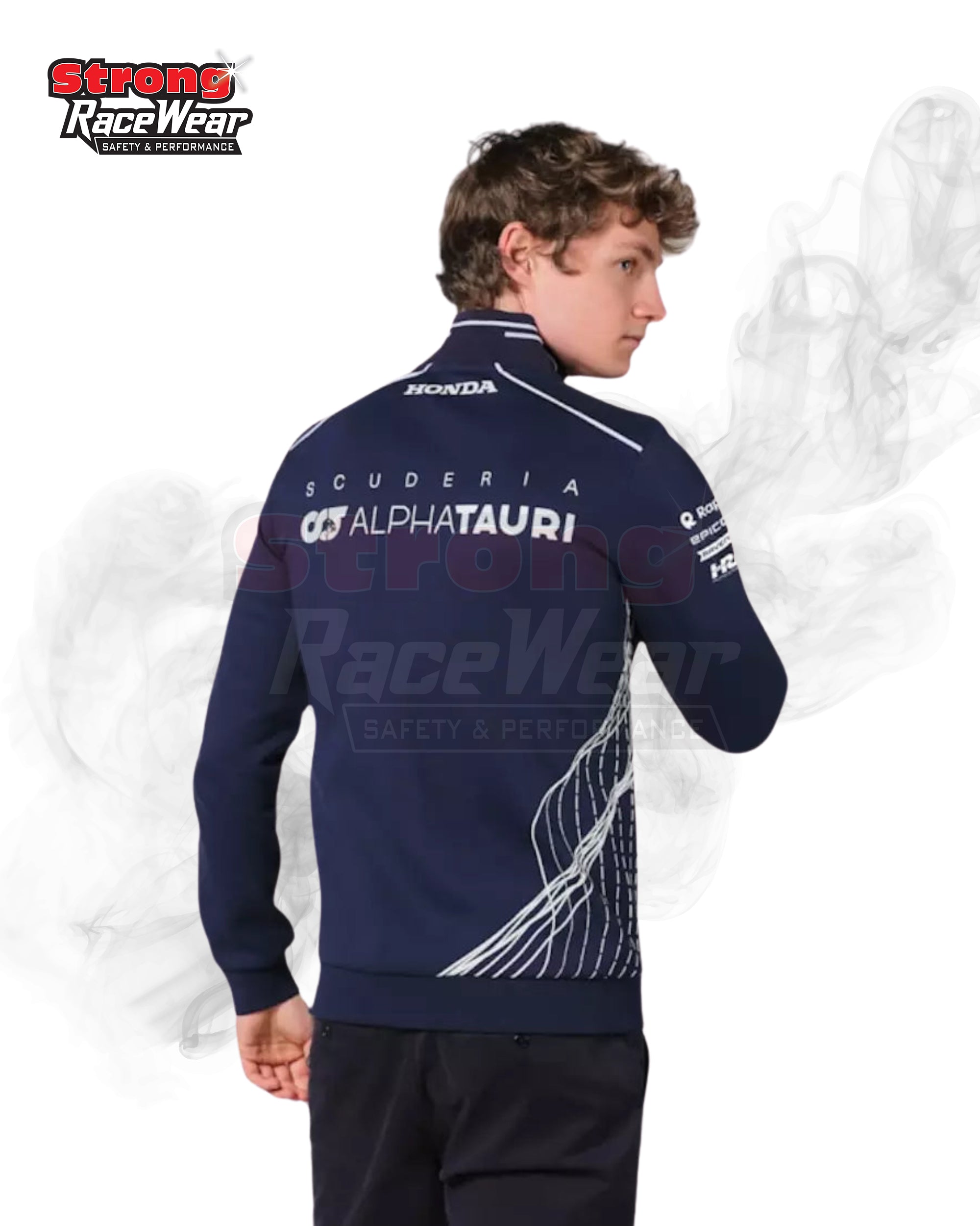 Yuki Tsunoda Men Team Line Sweat Jacket Strong Racewear