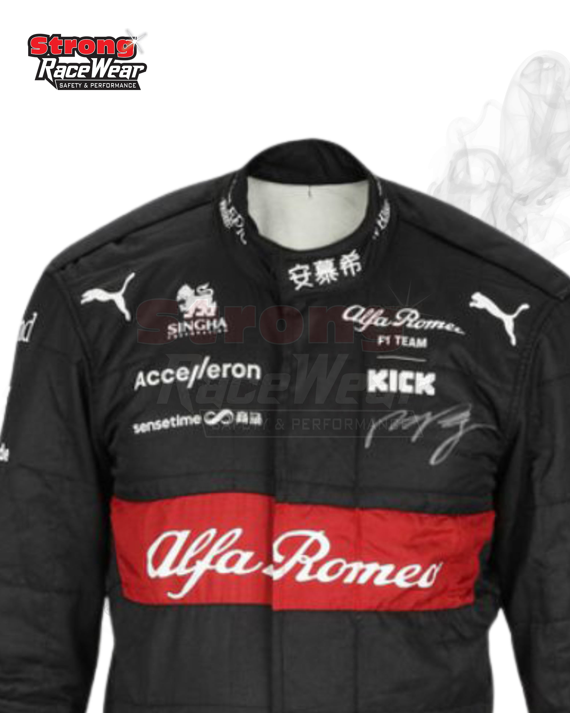 Zhou Guanyu 2023 Singed Alfa Romeo F1 Team Race Suit