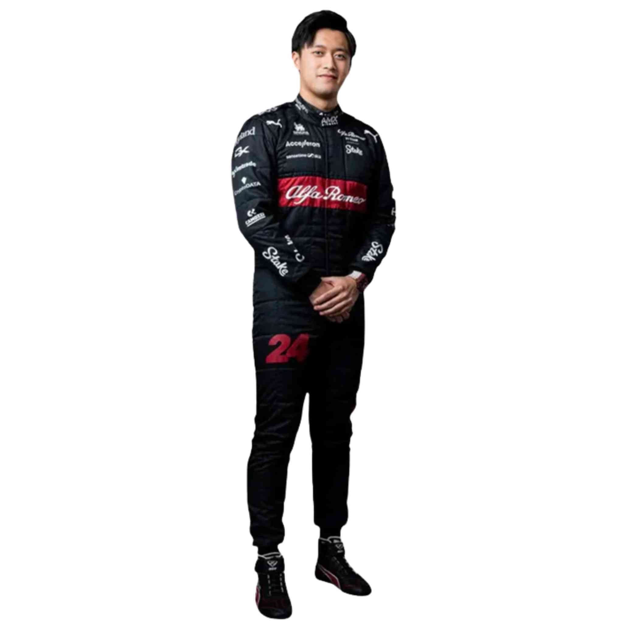 Zhou Guanyu Alfa Romeo 2023 Printed F1 Race Kart Suit