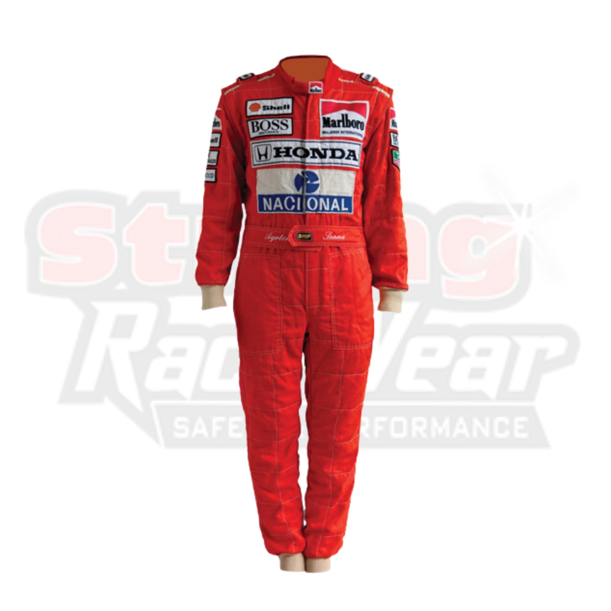 1988 Stand21 Racing Suit Ayrton Senna