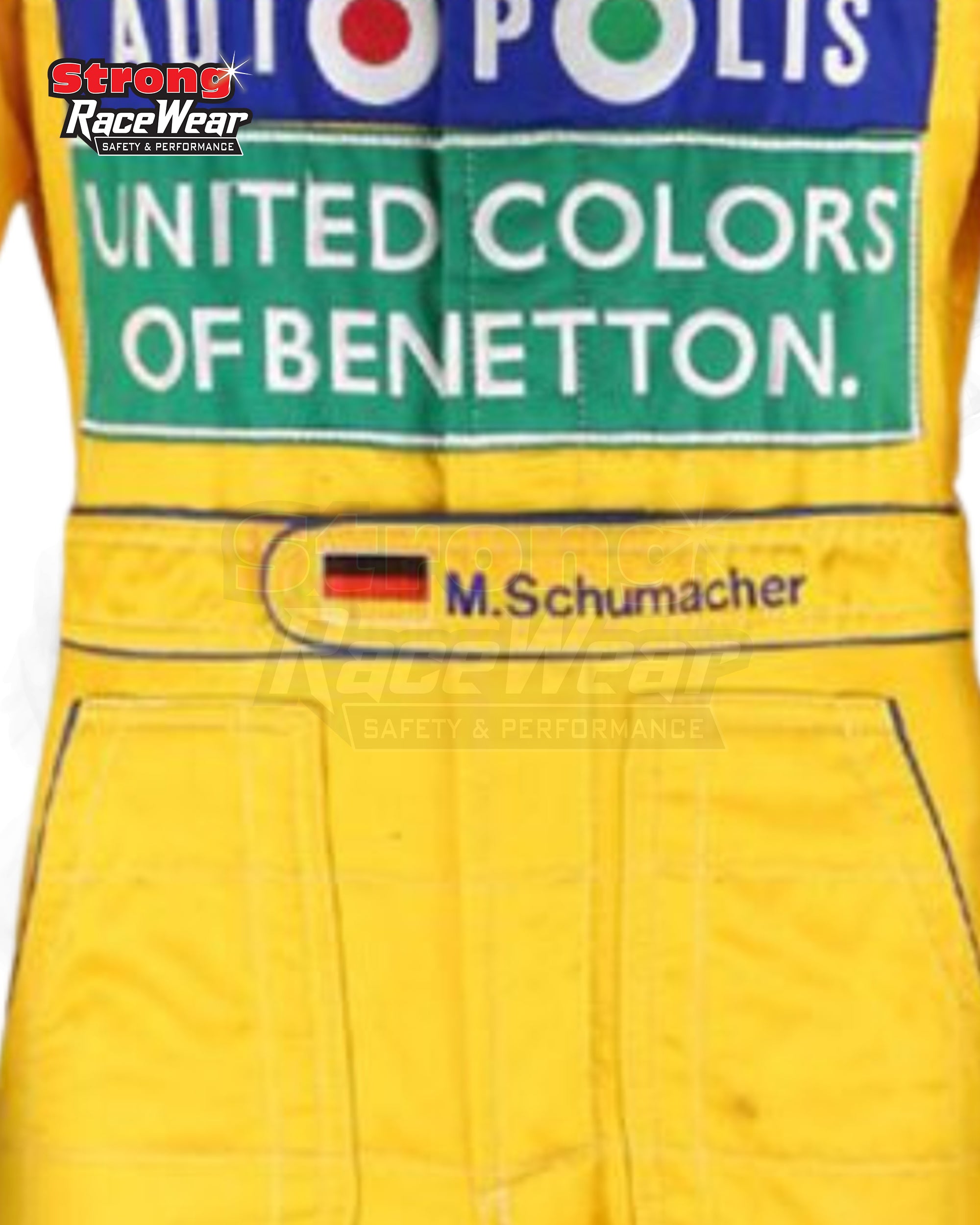 1992 Michael Schumacher German GP Benetton F1 Racing Suit