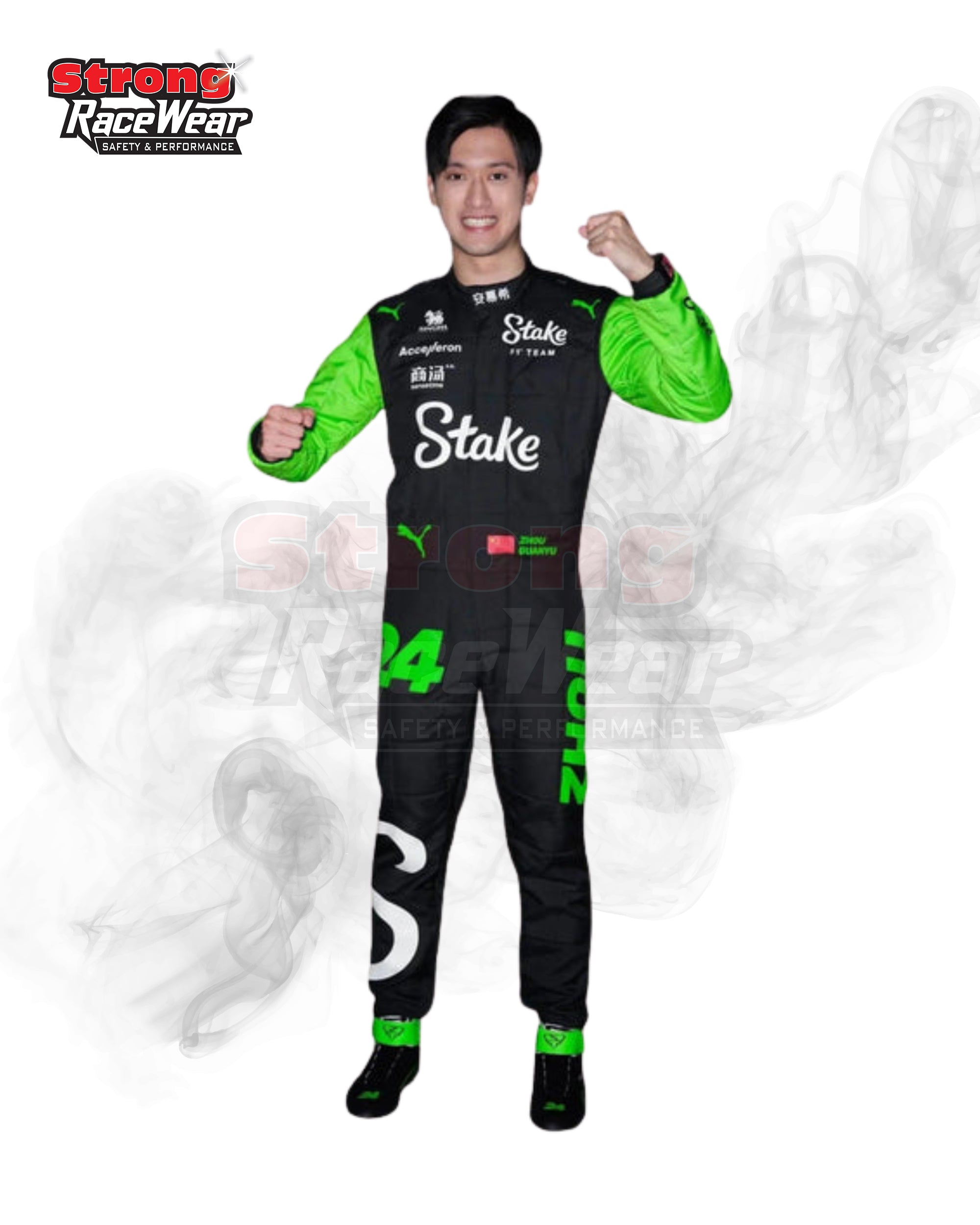 2024 Zhou Guanyu F1 Race Suit-Alfa Romeo
