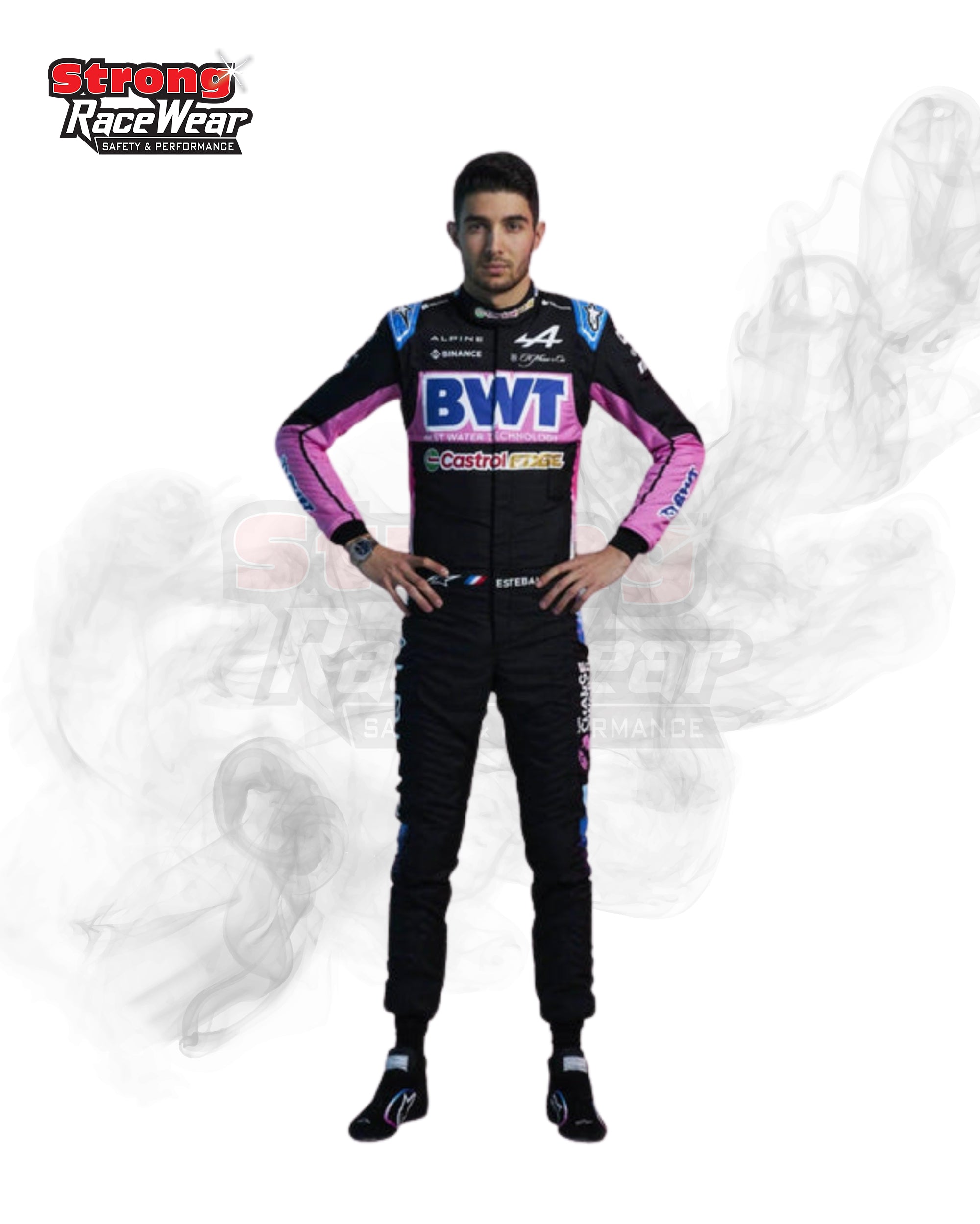 2024 Esteban Ocon Team Alpine F1 Race Suit BWT