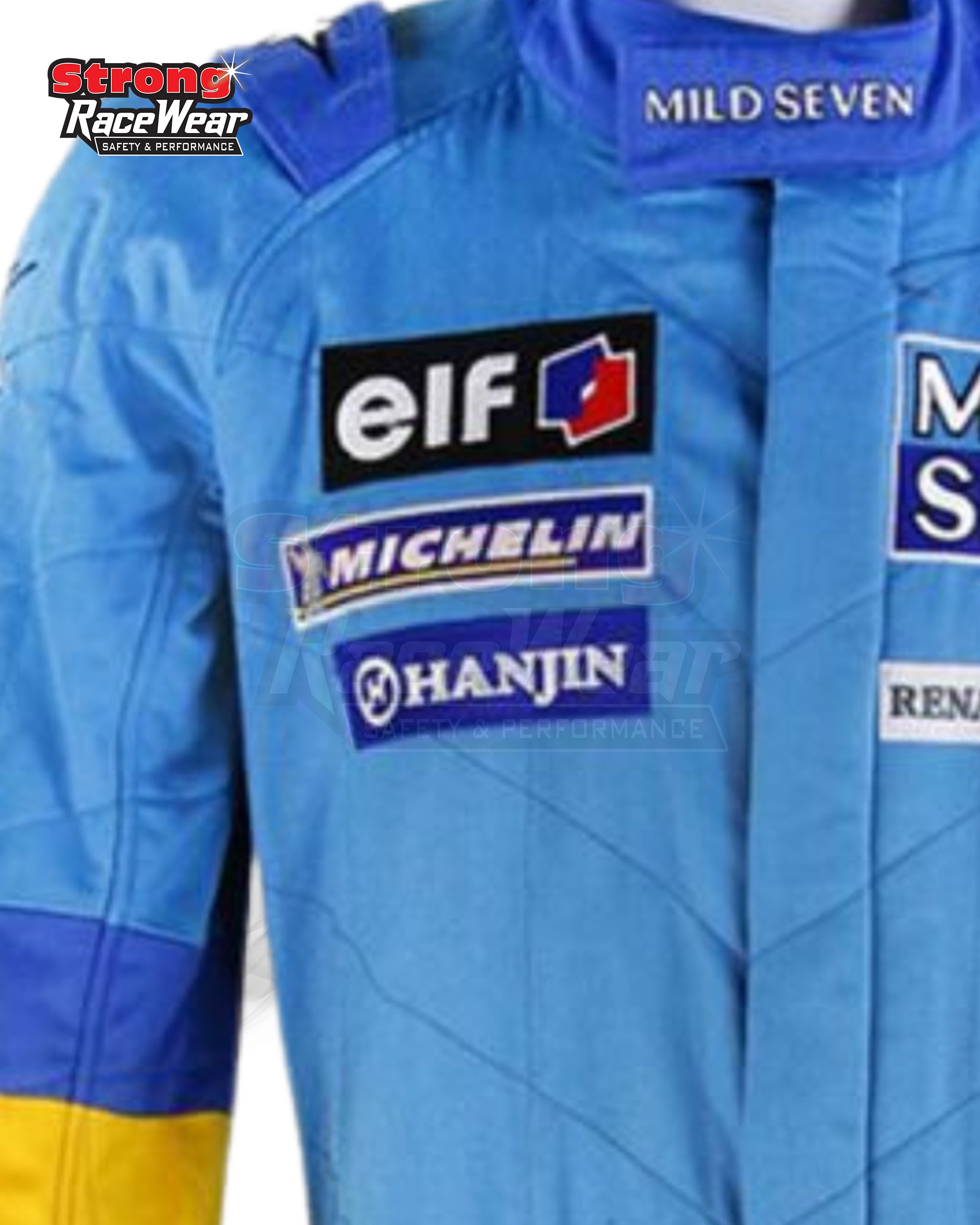 2002 Fernando Alonso Mild Seven Renault F1 Racing Suit