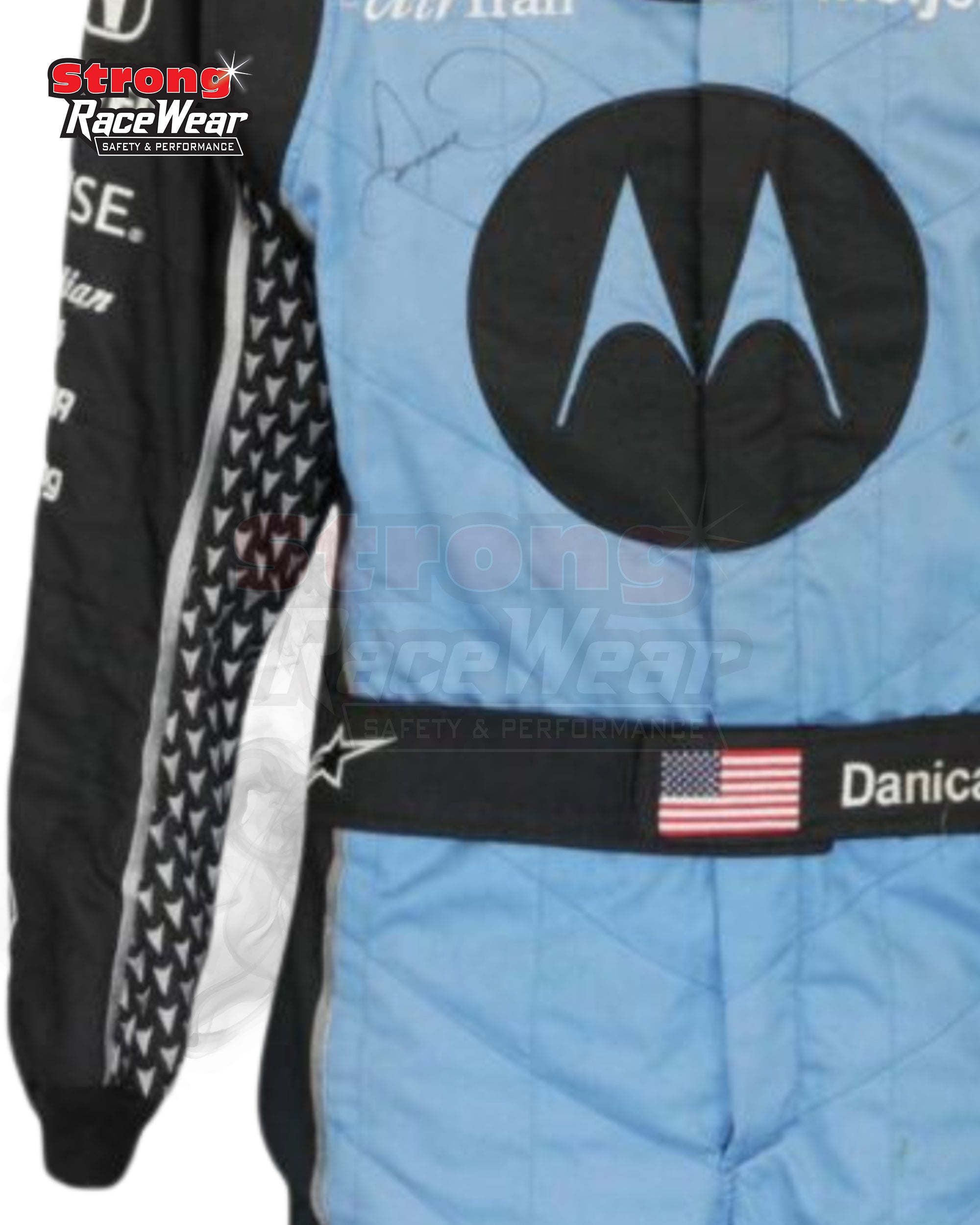 2007 Danica Patrick Green Indycar Racing Suit