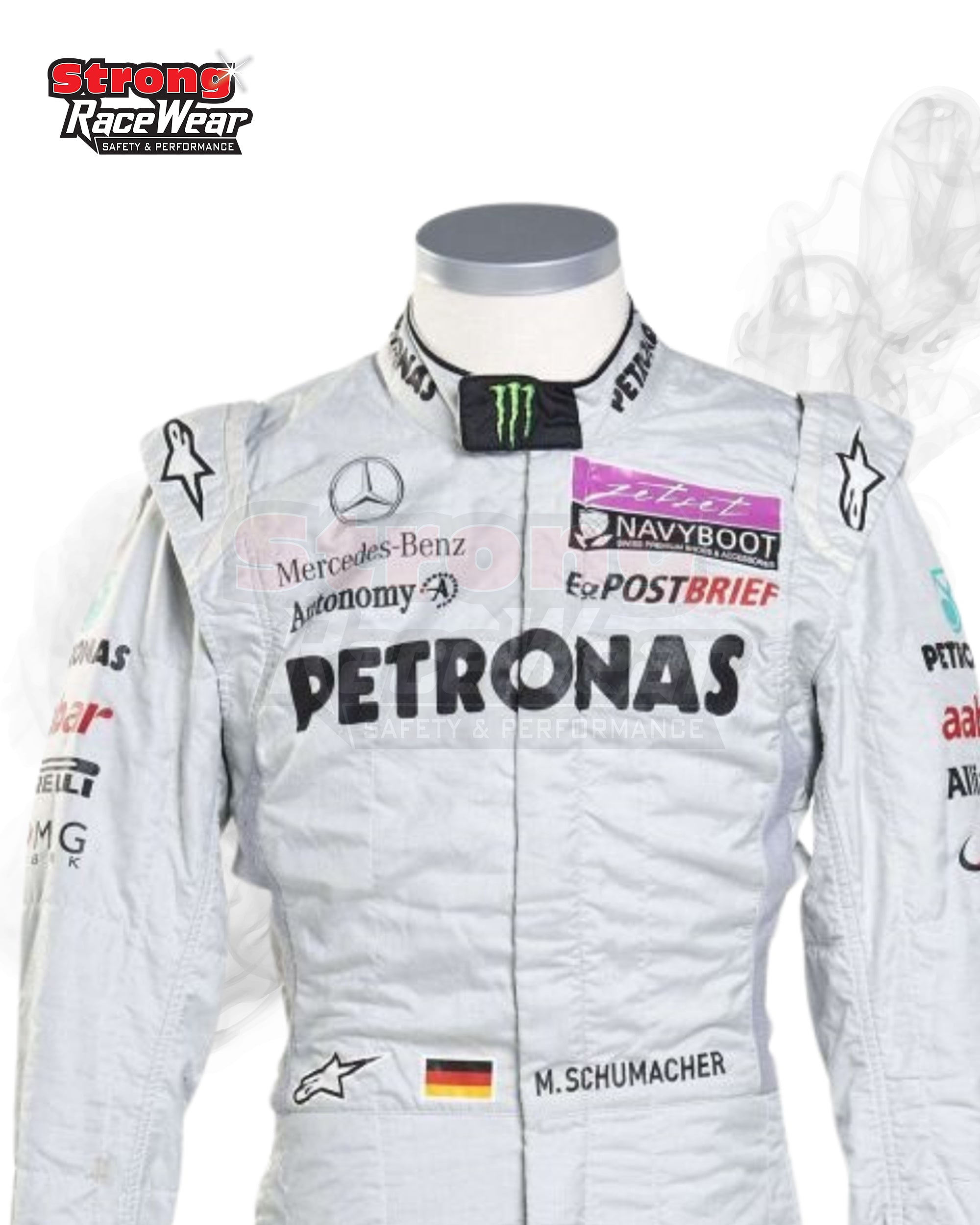 2011 Michael Schumacher Mercedes F1 Racing Suit