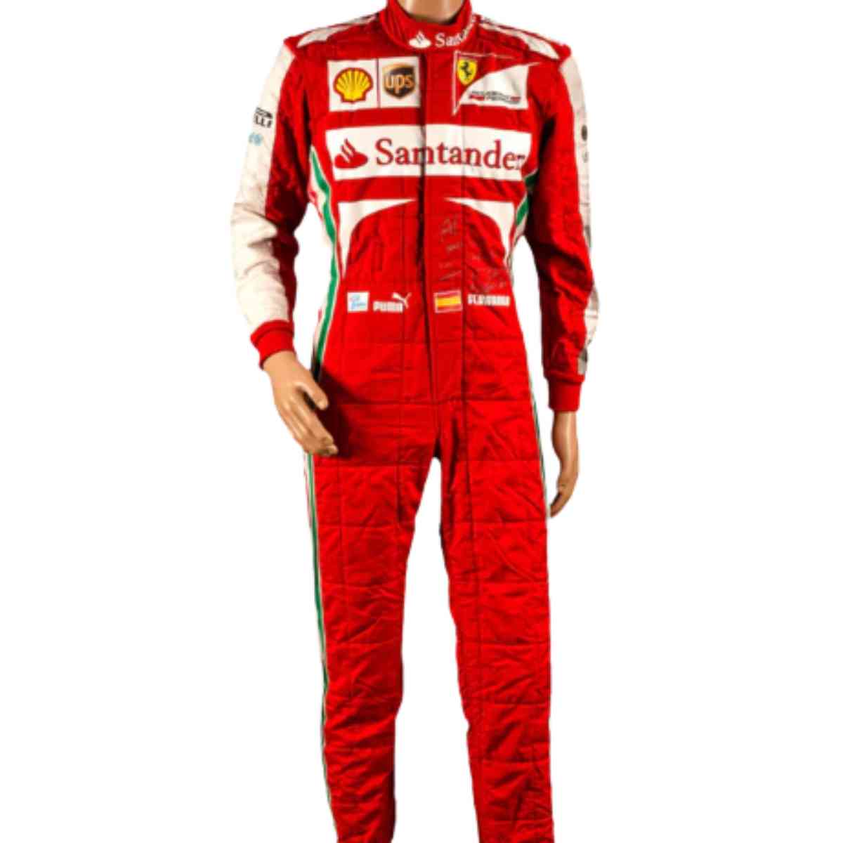 2013 Fernando Alonso Signed Racing Suit