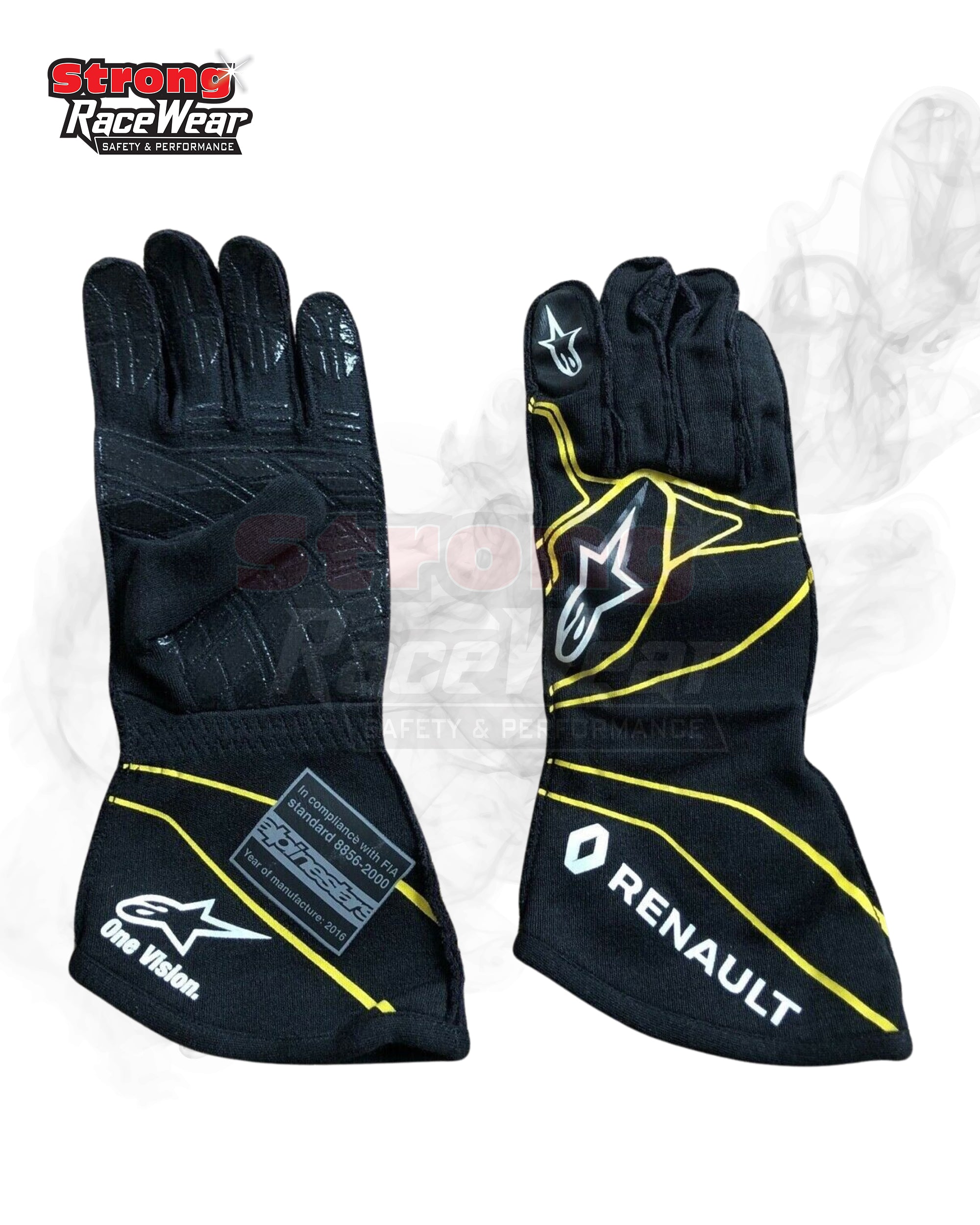 2016 Esteban Ocon Alpine Stars F1 Race Gloves