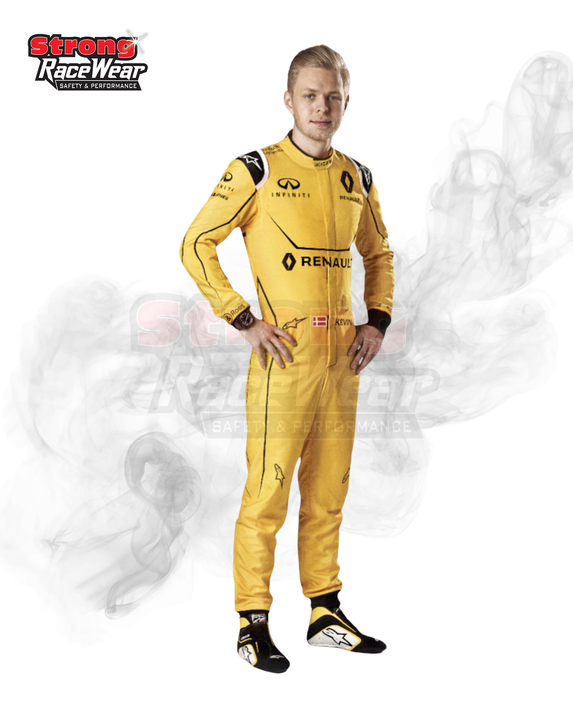 2016 Kevin Magnussen Renault Sport F1 Team Race Suit Australian GP