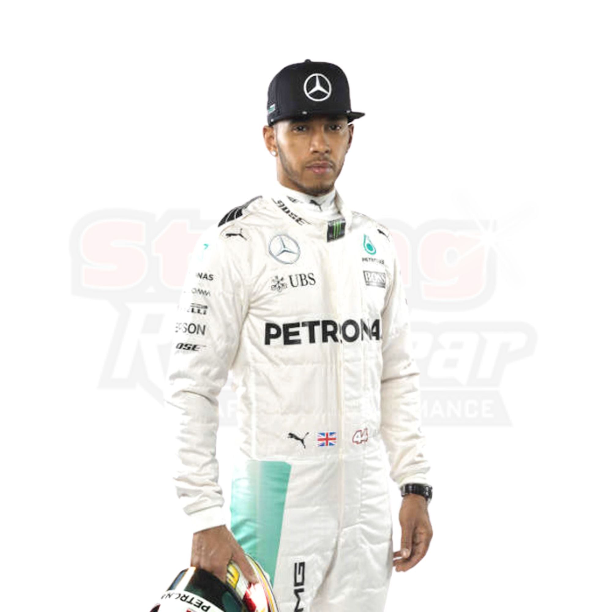 2017 Lewis Hamilton PETRONAS Mercedes F1 Race Suit REPLICA